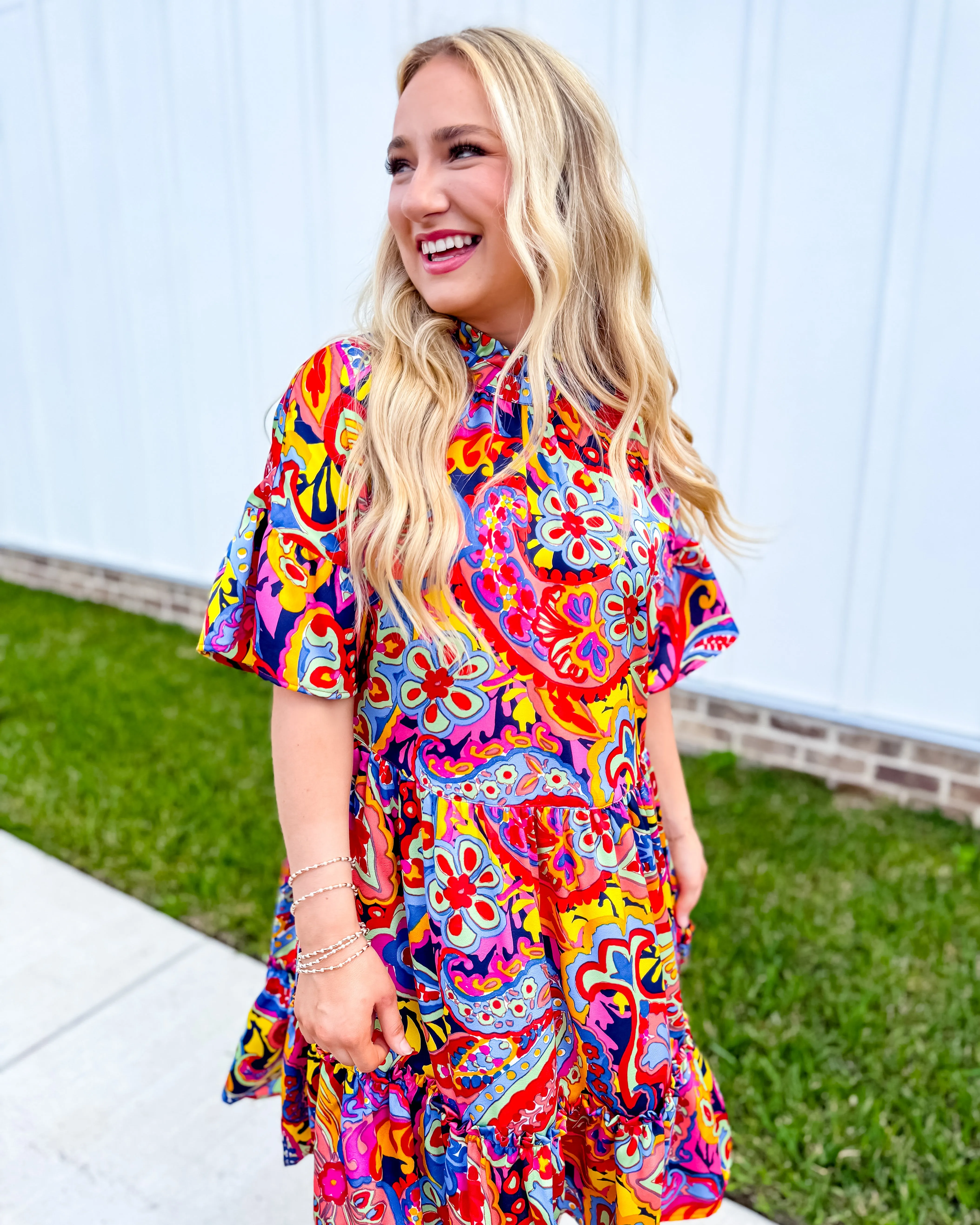 Ivy Jane | Popping Paisley Dress