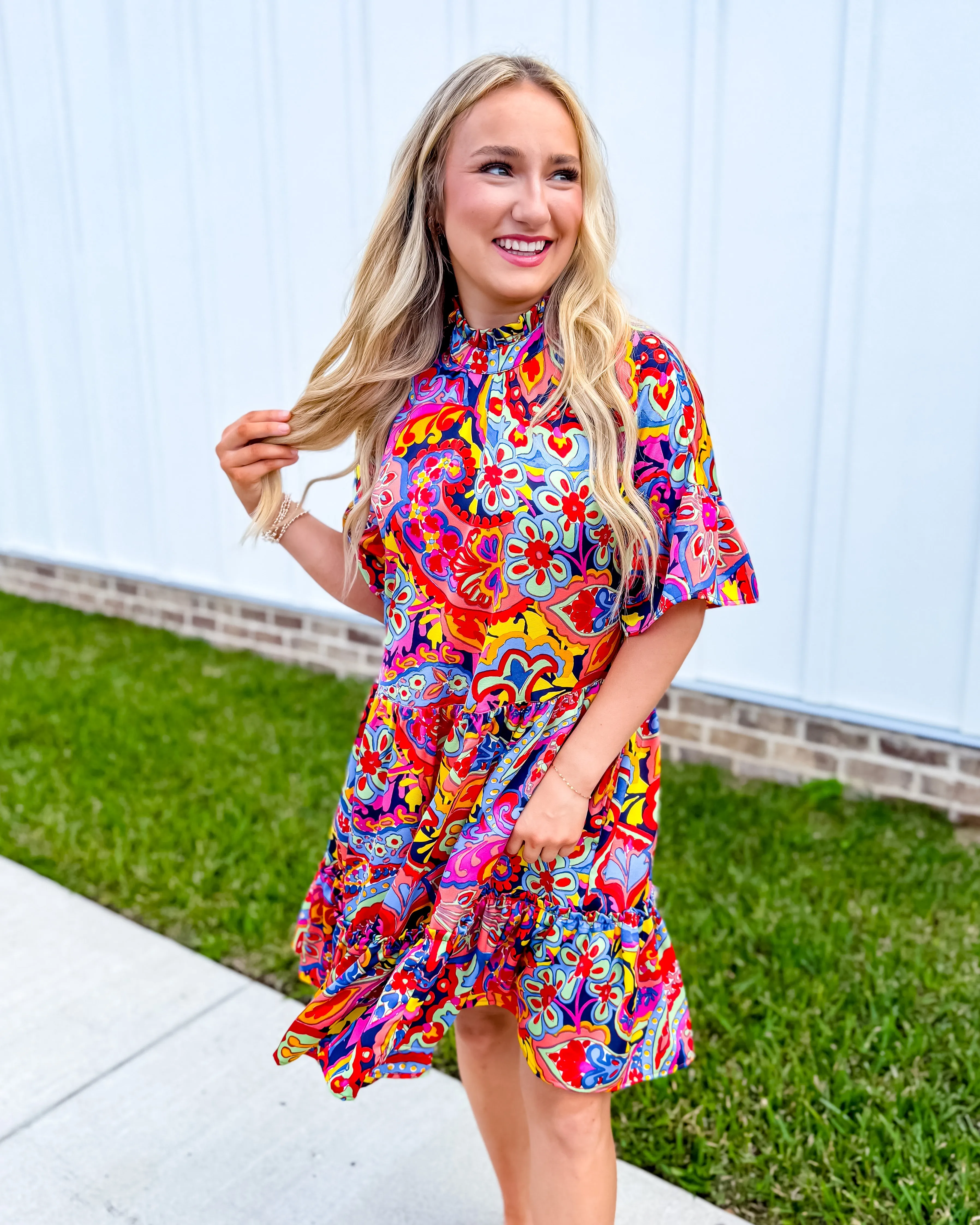 Ivy Jane | Popping Paisley Dress