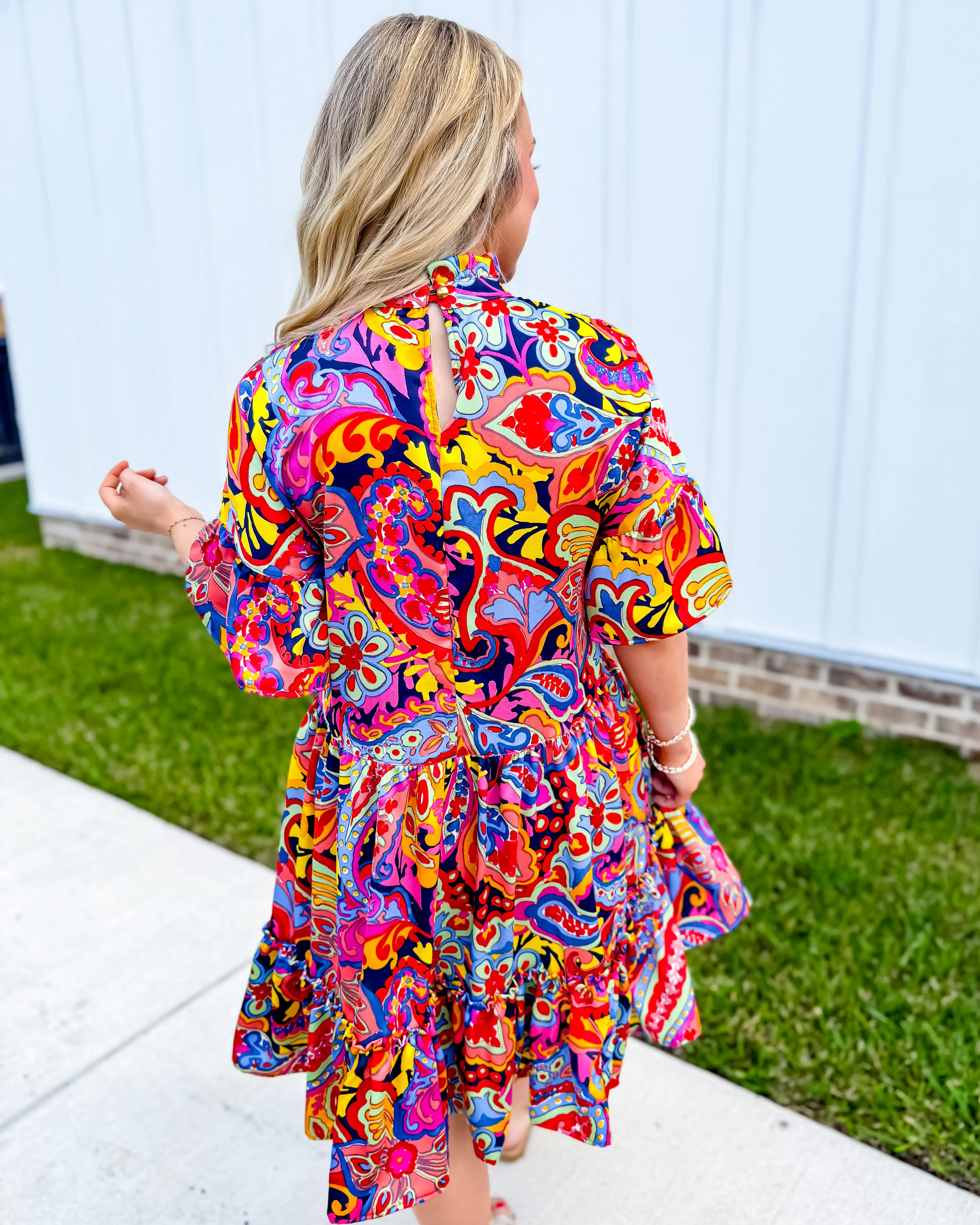 Ivy Jane | Popping Paisley Dress