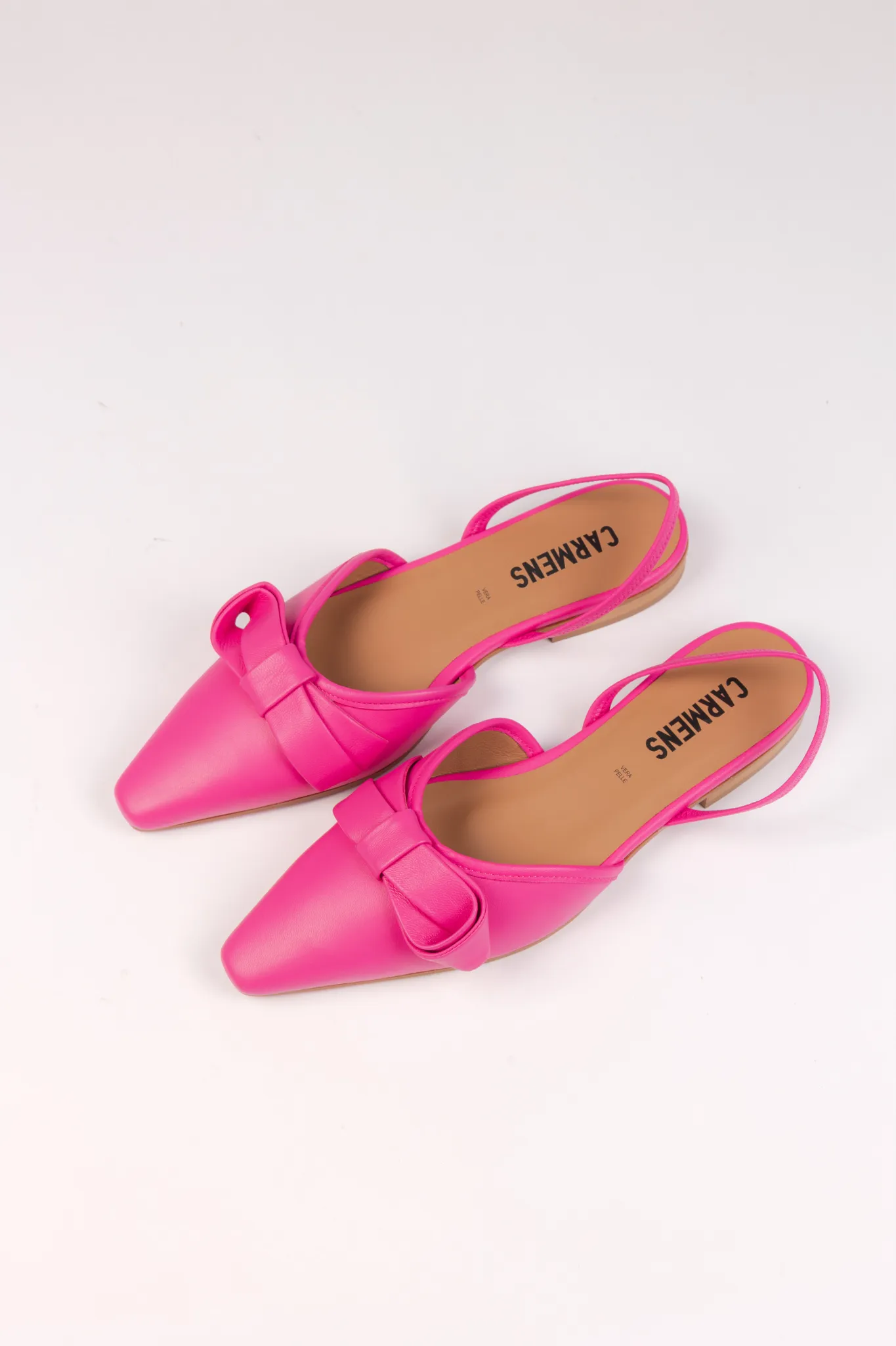 JANE BOW SHOES - FUCHSIA