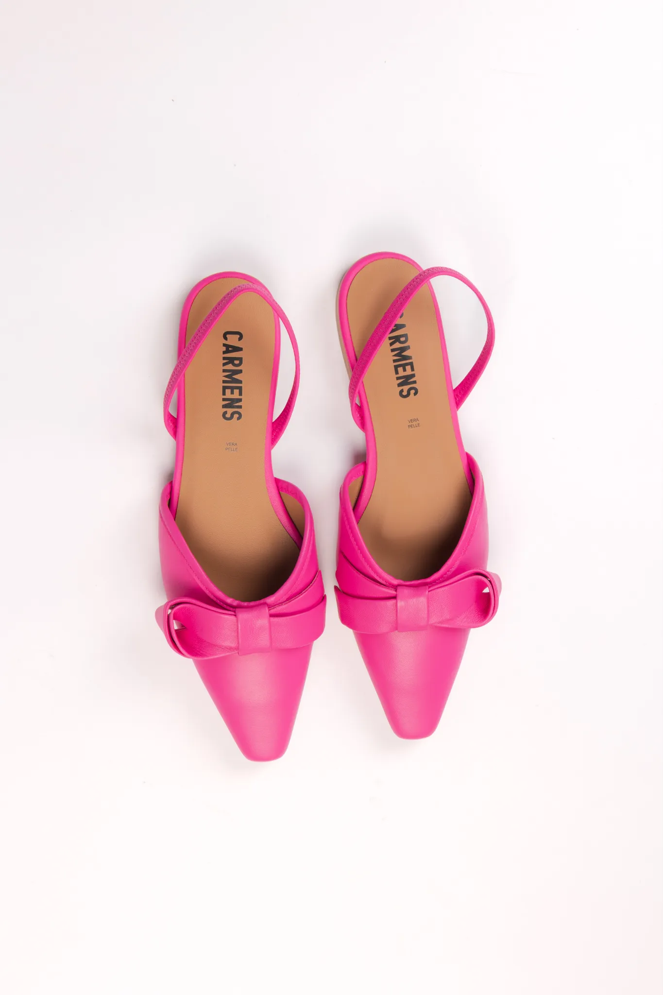 JANE BOW SHOES - FUCHSIA