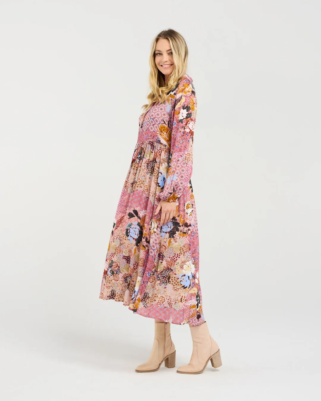 Jane Button Placket Dress