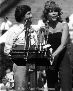 Jane Fonda Hayden No Nukes Rally  1014