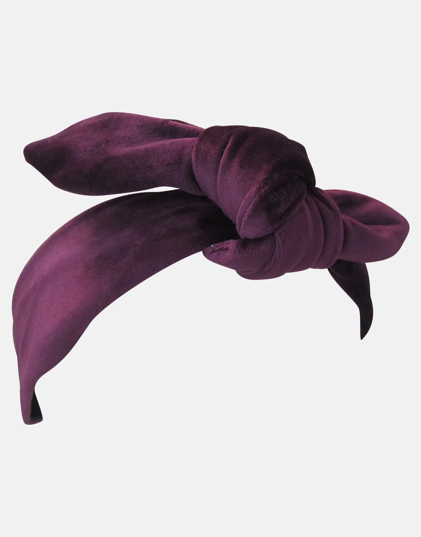 Jane : Plum velvet headband
