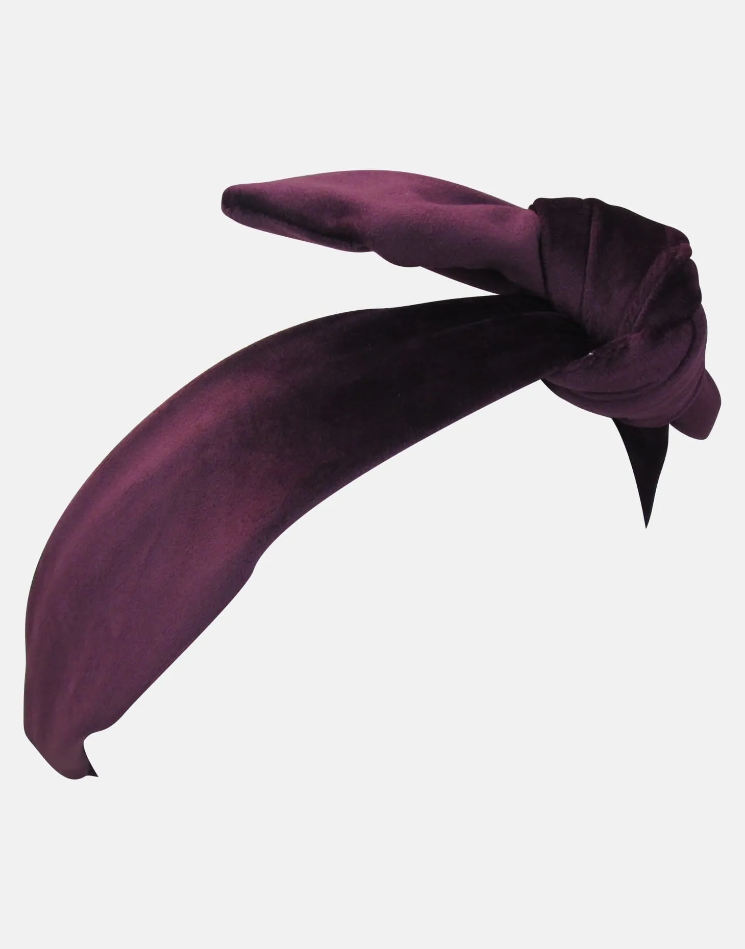 Jane : Plum velvet headband