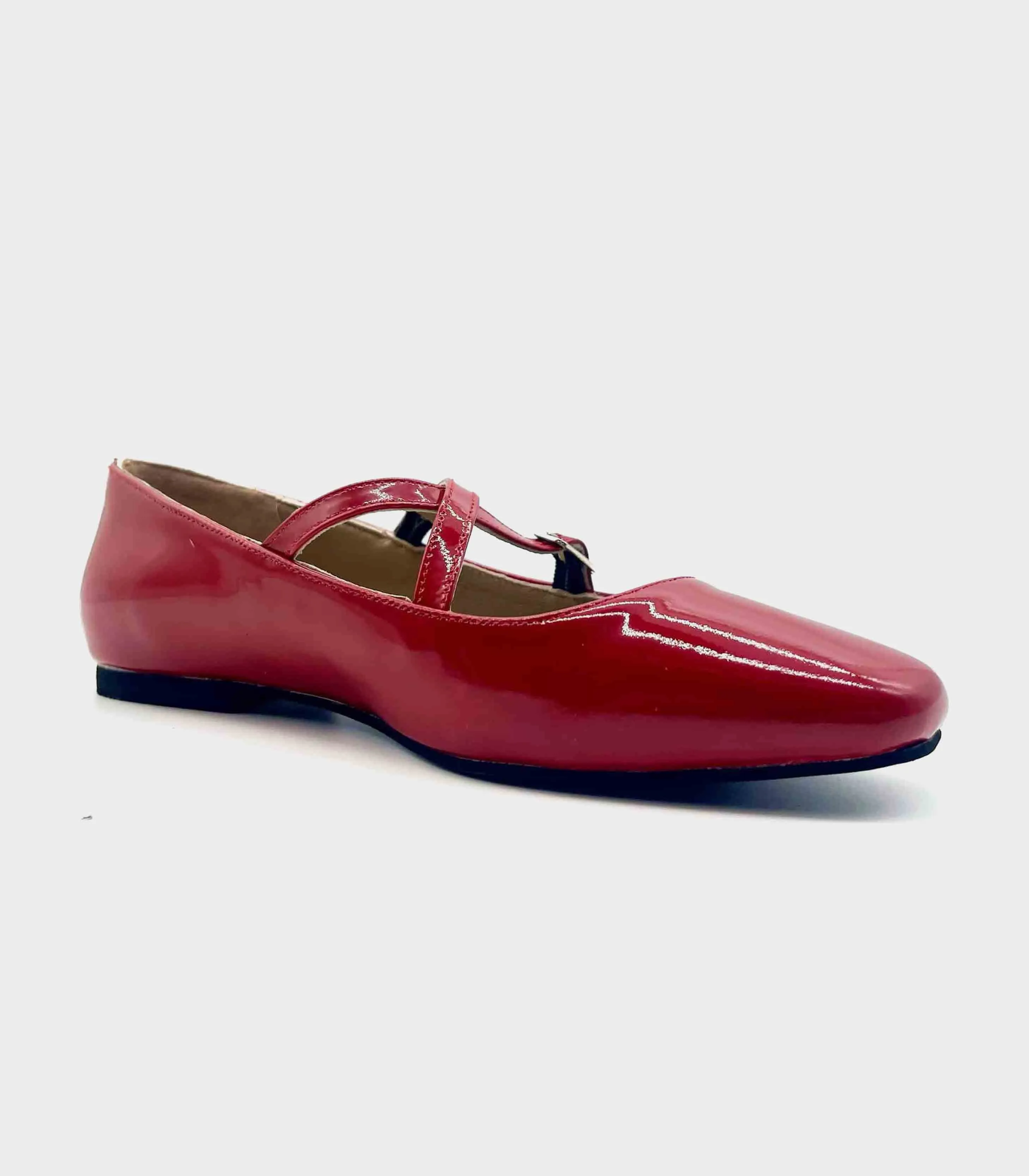 Jayda Shoes - Double Crosser Ballet Flats