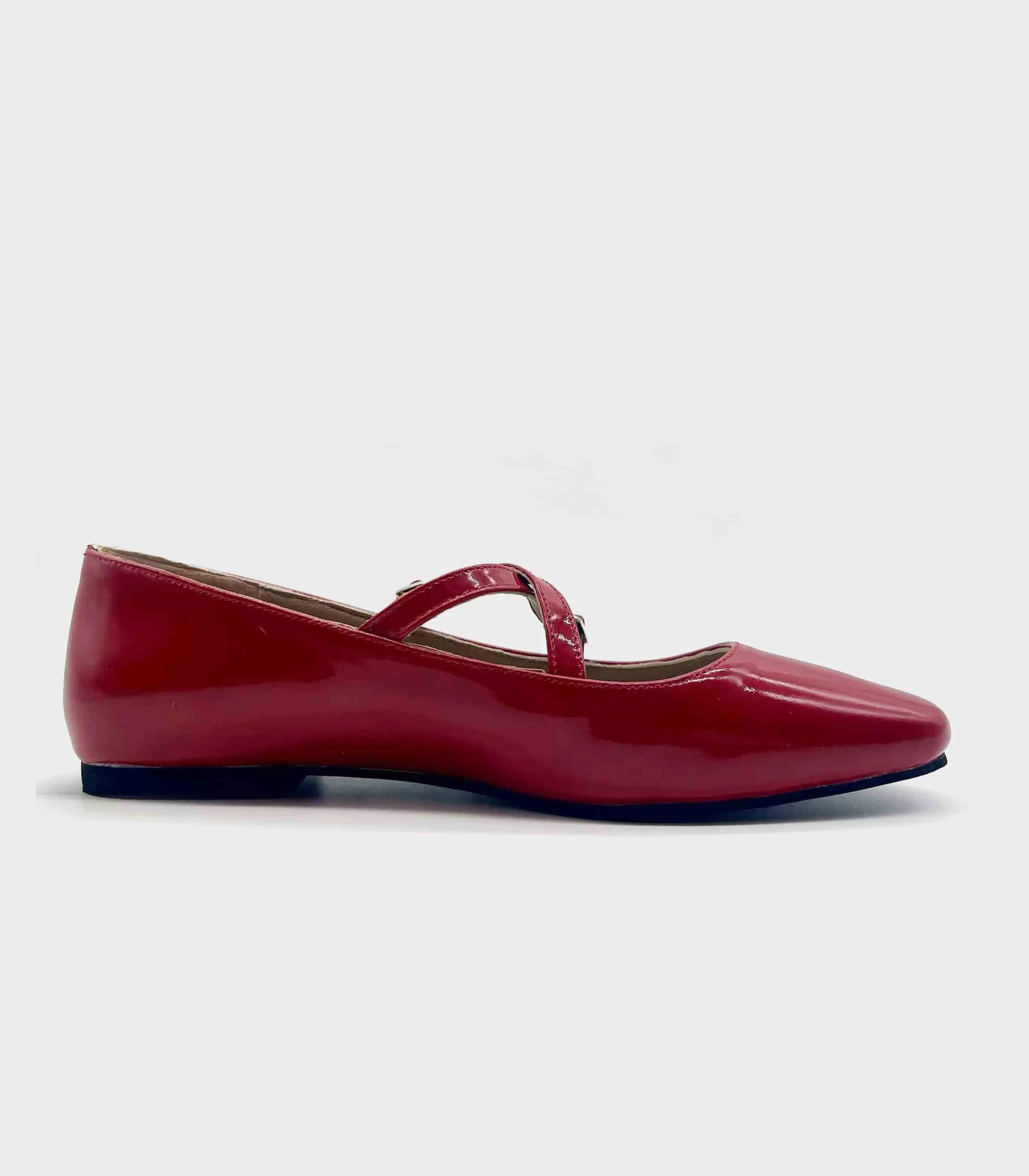 Jayda Shoes - Double Crosser Ballet Flats