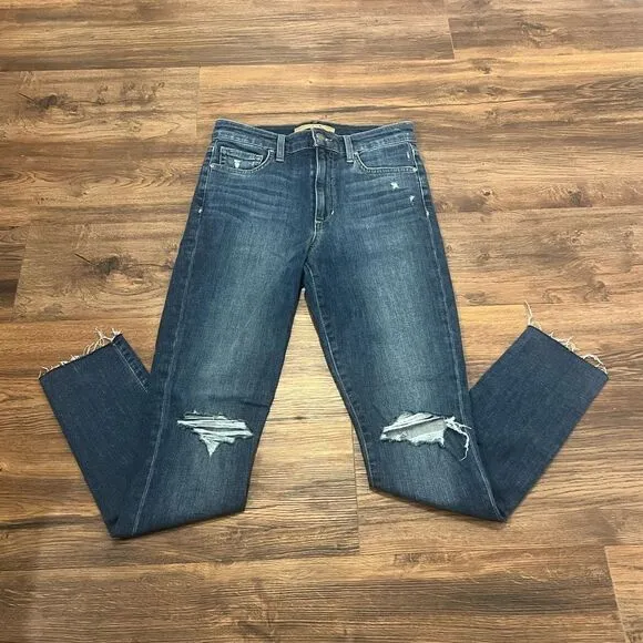 Joes High Rise Distressed Skinny Ankle Jean