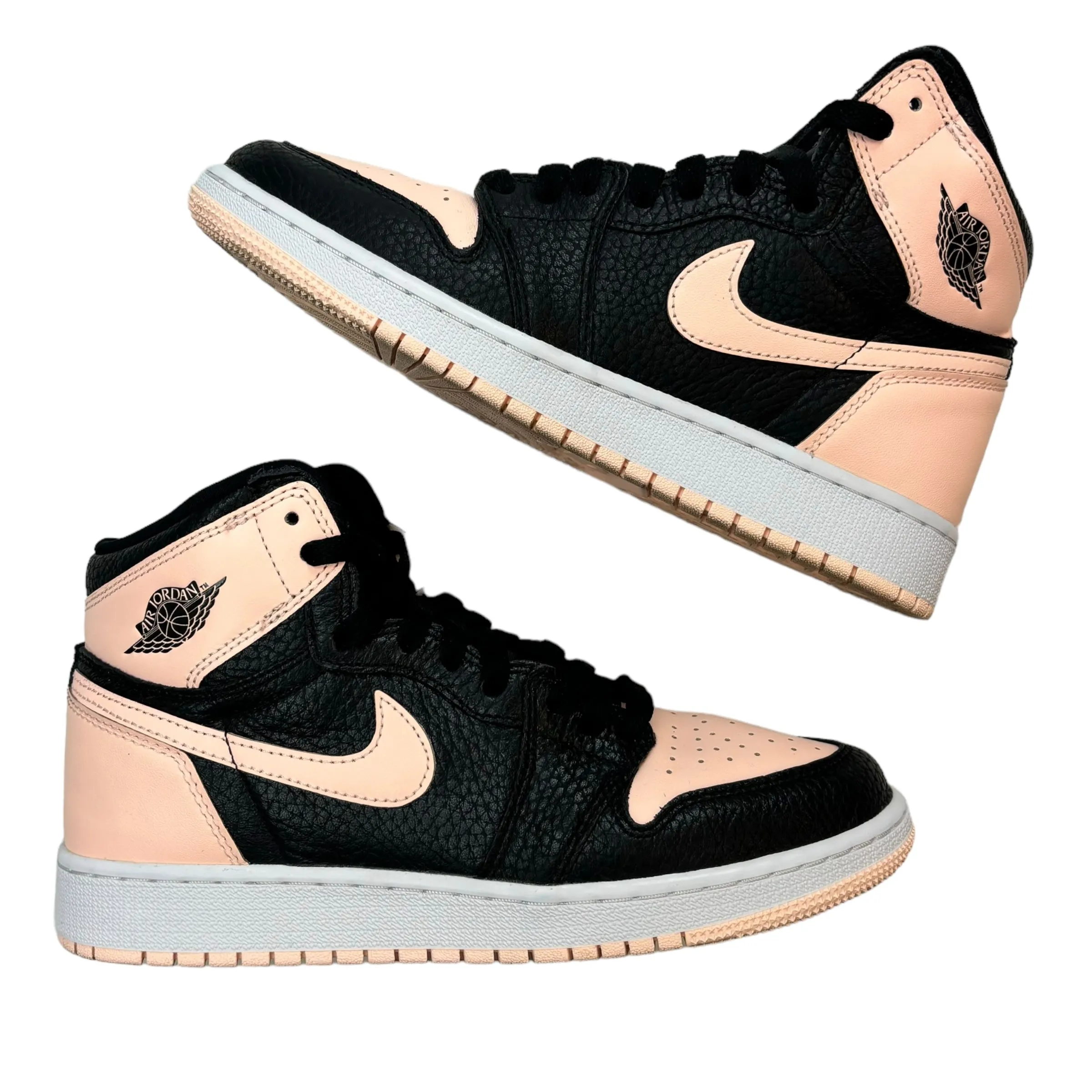 Jordan 1 Retro High Black Crimson Tint (GS) (Used)