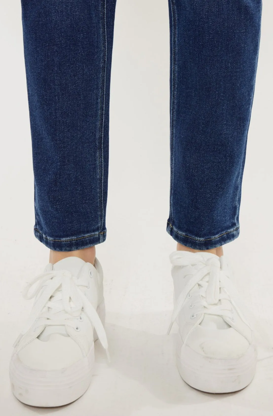 Kacey HR Slim Straight Denim