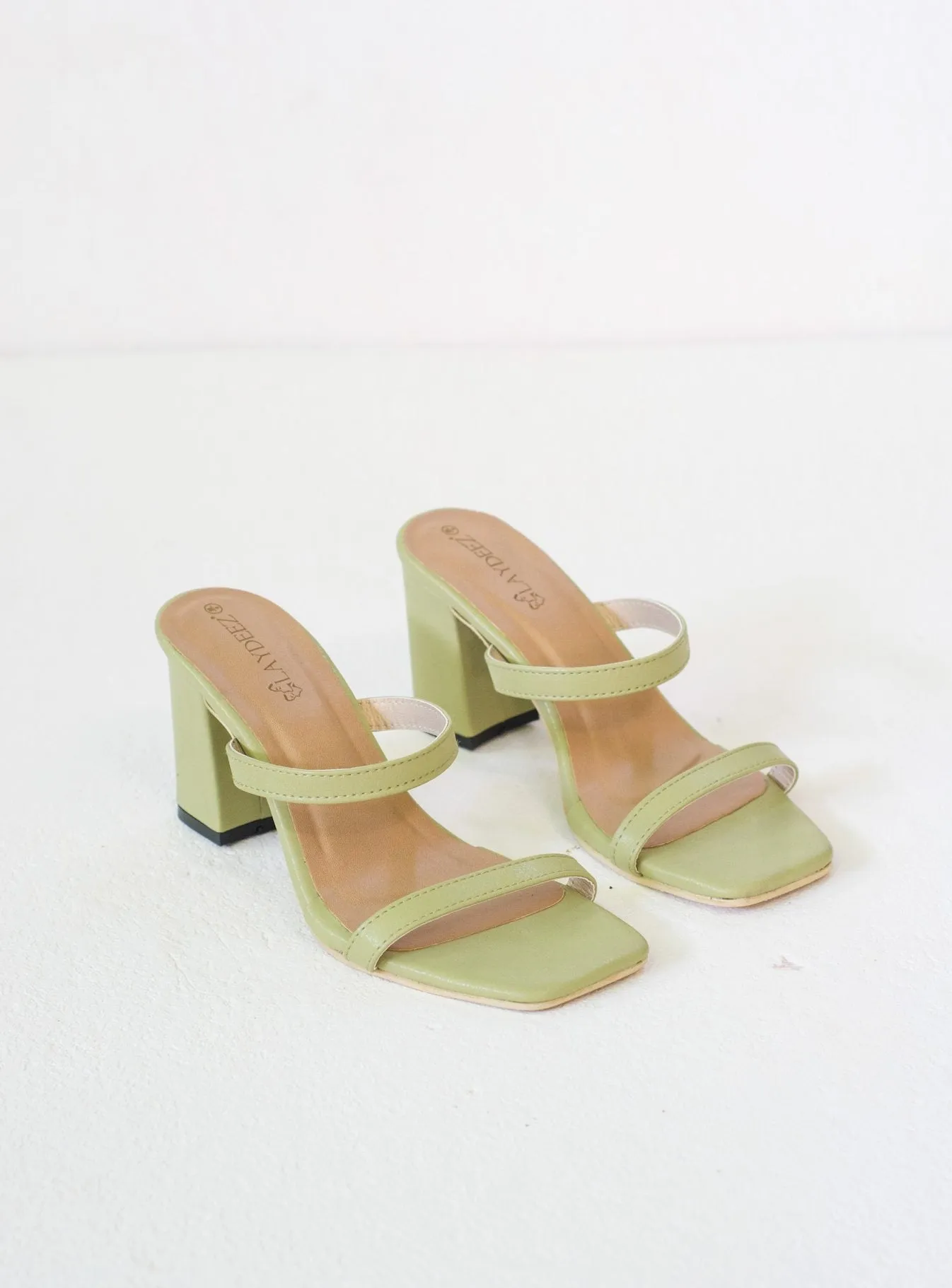 Katya Two Strap Block Heels