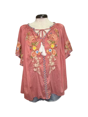 Kiora Blouse Vintage Coral