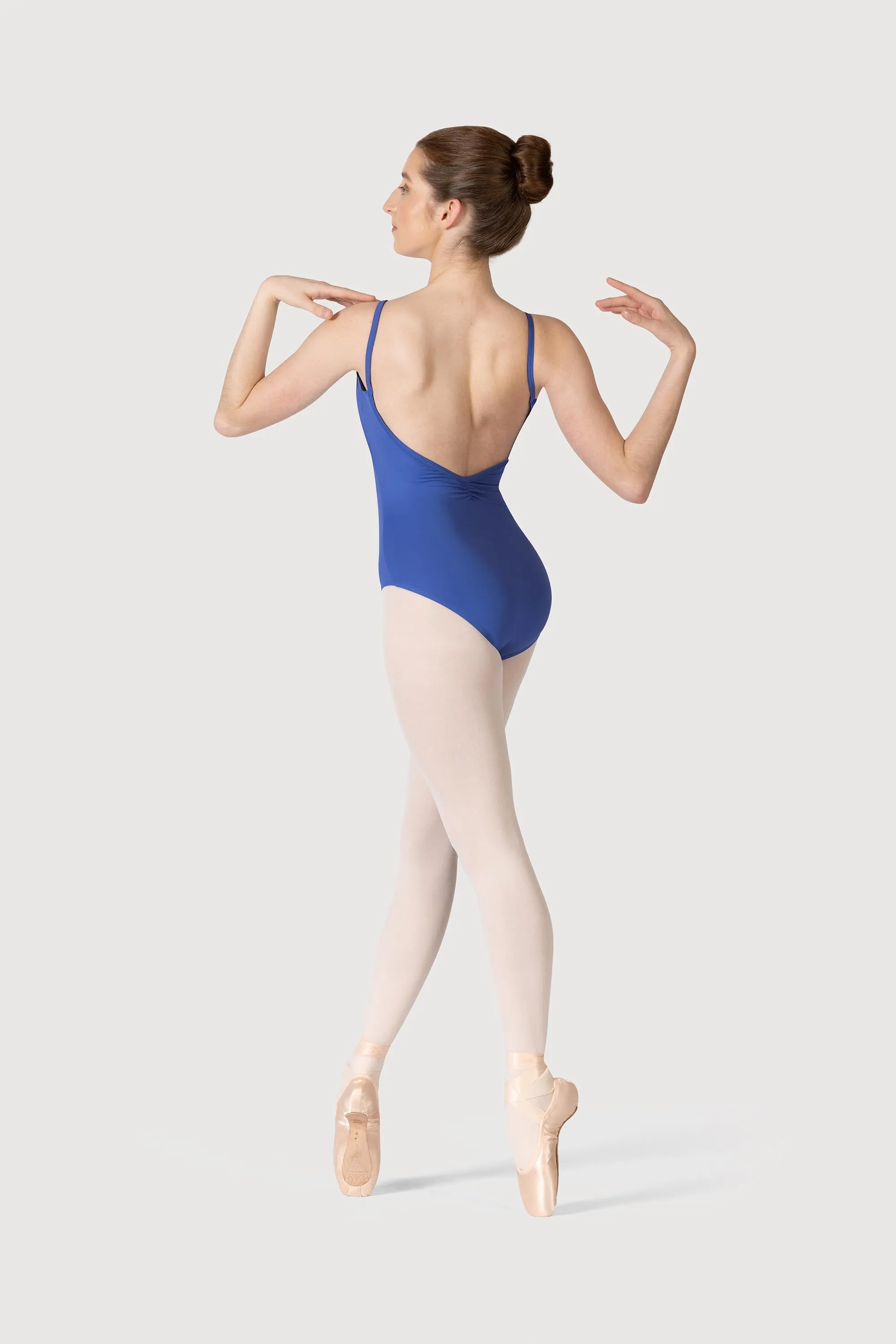 L3835SB - Bloch Microlux™ Cherie Princess Cami Gathered Front & Back Leotard