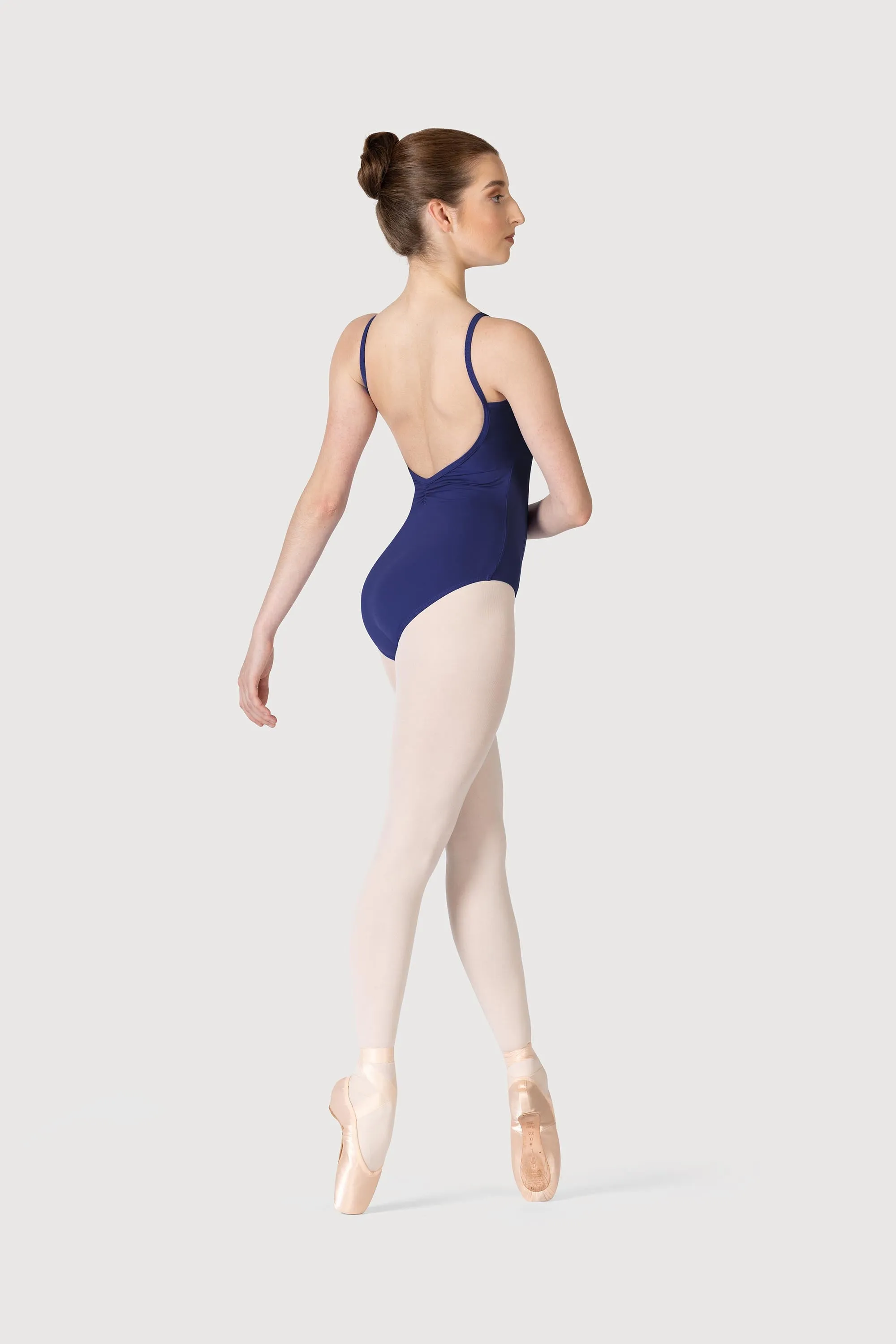 L3835SB - Bloch Microlux™ Cherie Princess Cami Gathered Front & Back Leotard
