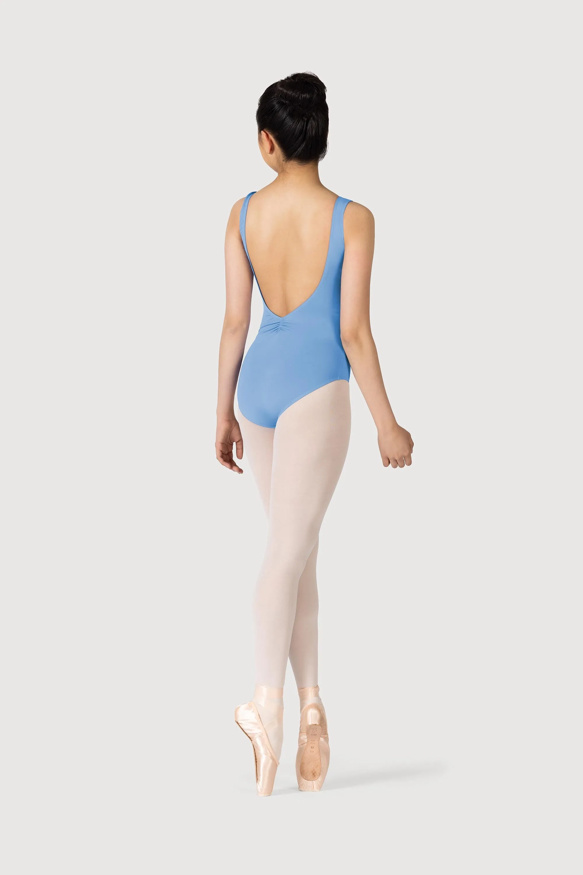 L3866SB - Bloch Microlux™ Gayleena Empire Gathered Front Wide Strap Leotard