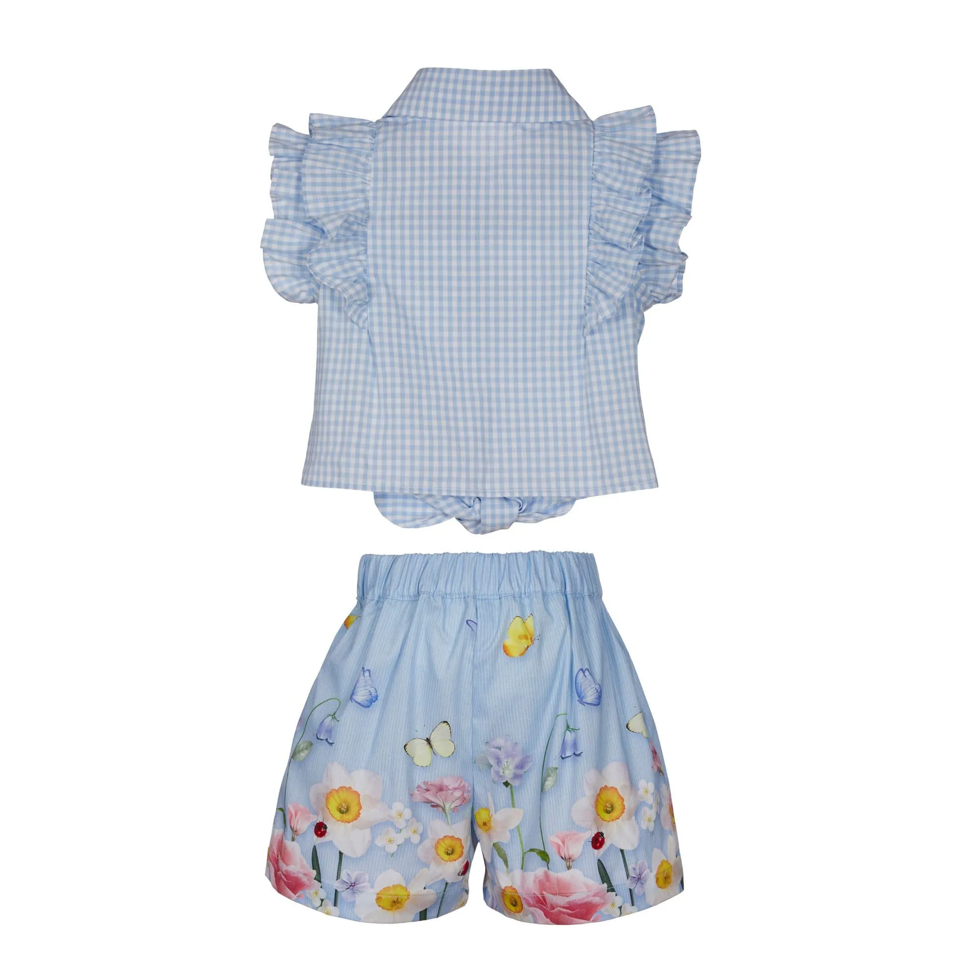 LAPIN HOUSE - Gingham Rabbit Short Set