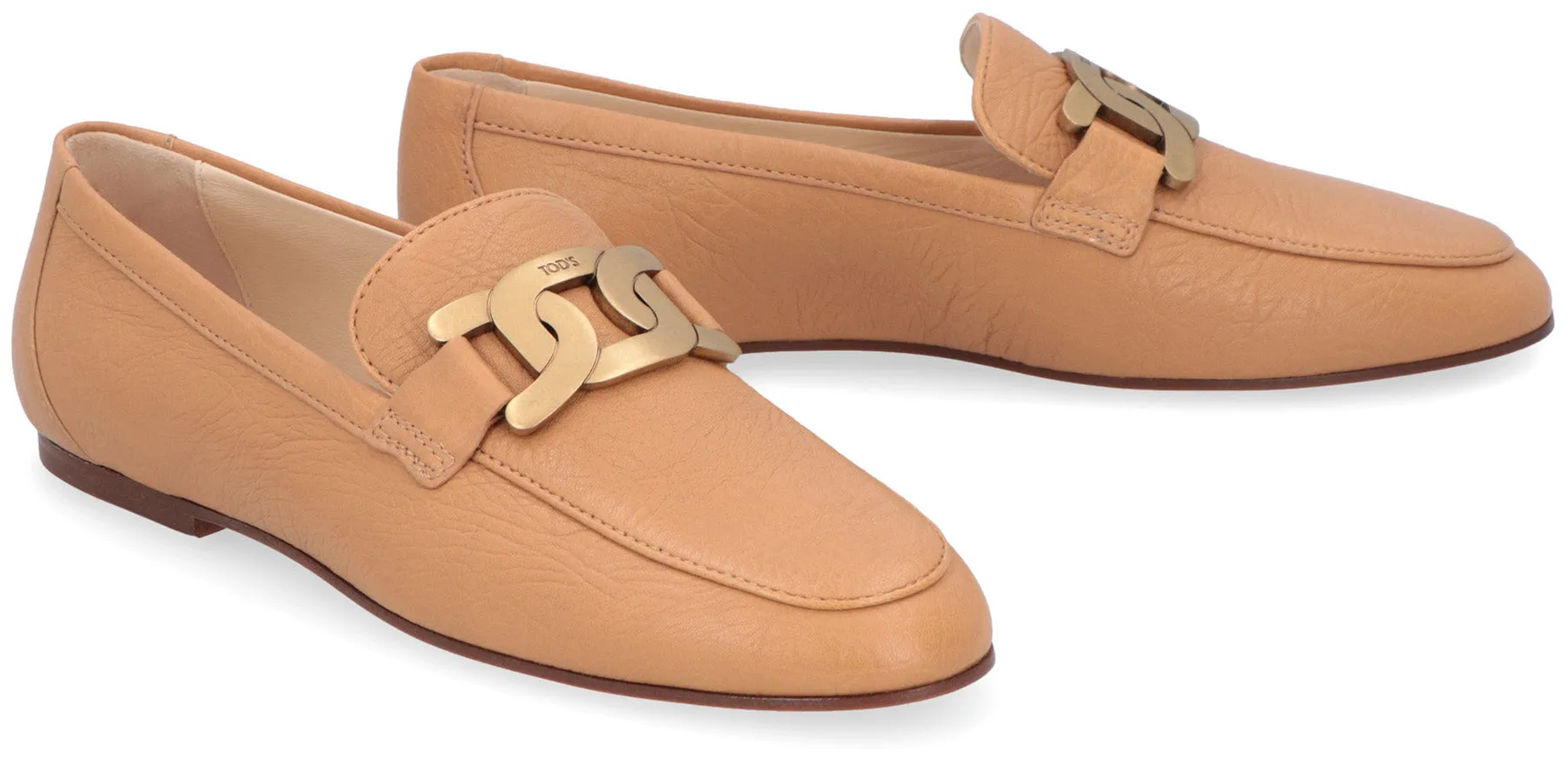 Leather loafers