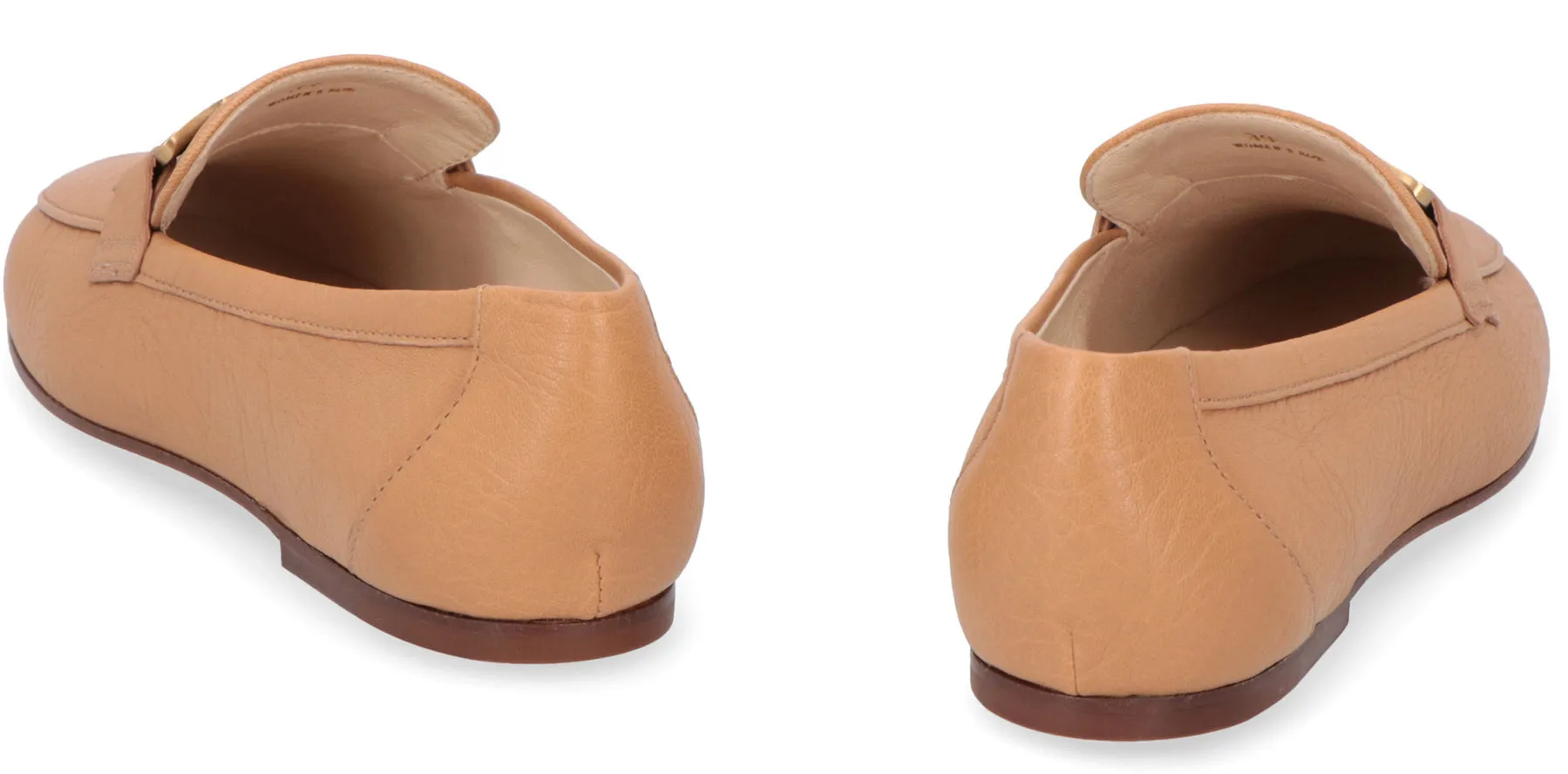 Leather loafers