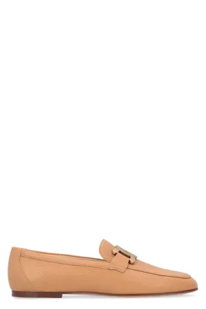 Leather loafers