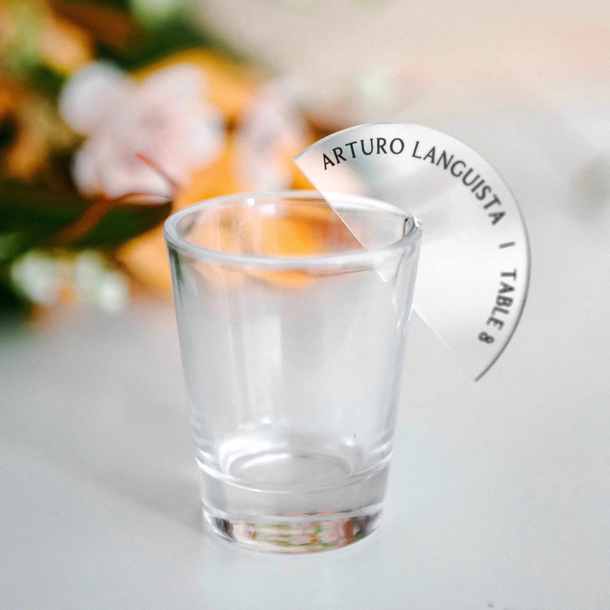 Lime Shot Glass Drink Tags