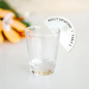 Lime Shot Glass Drink Tags