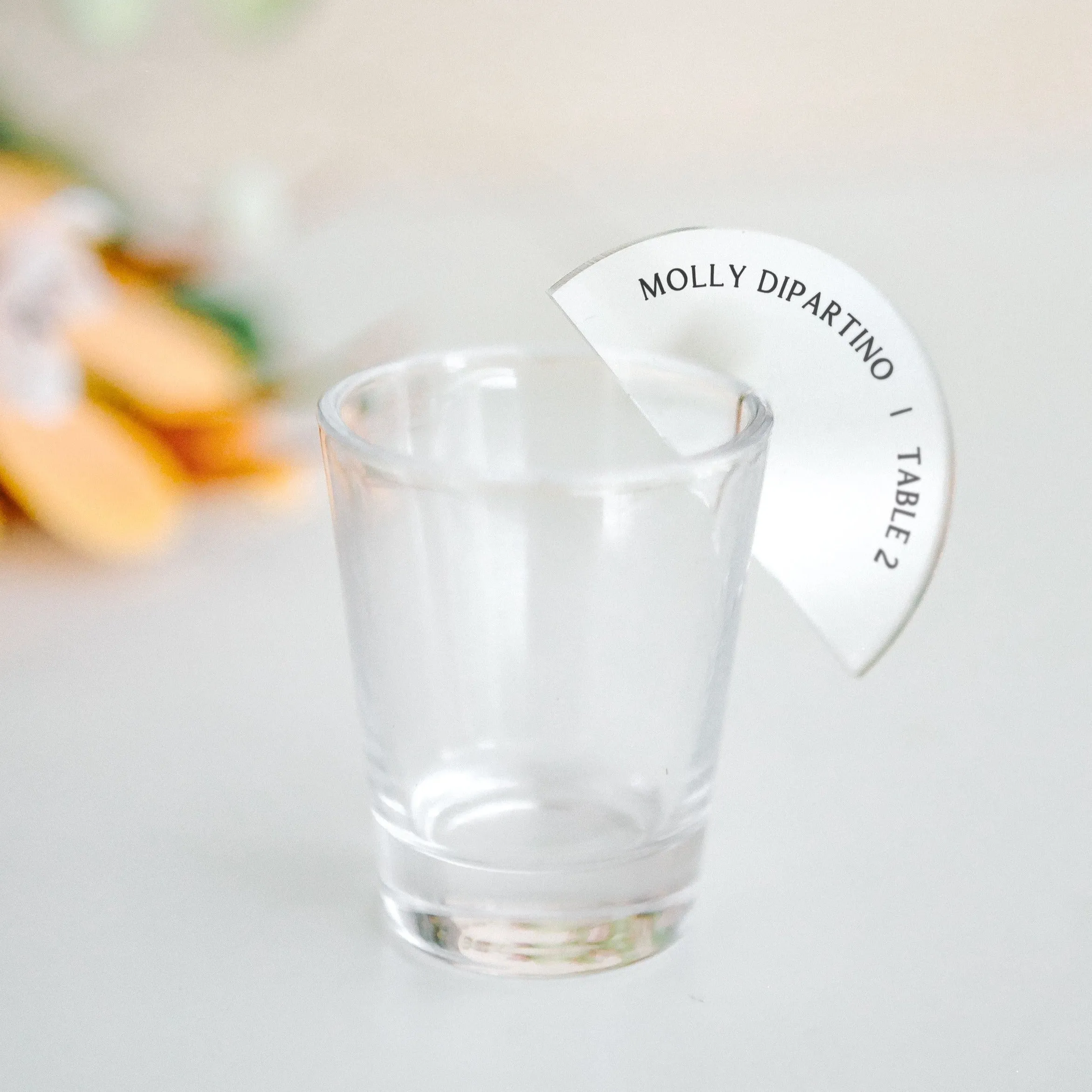 Lime Shot Glass Drink Tags