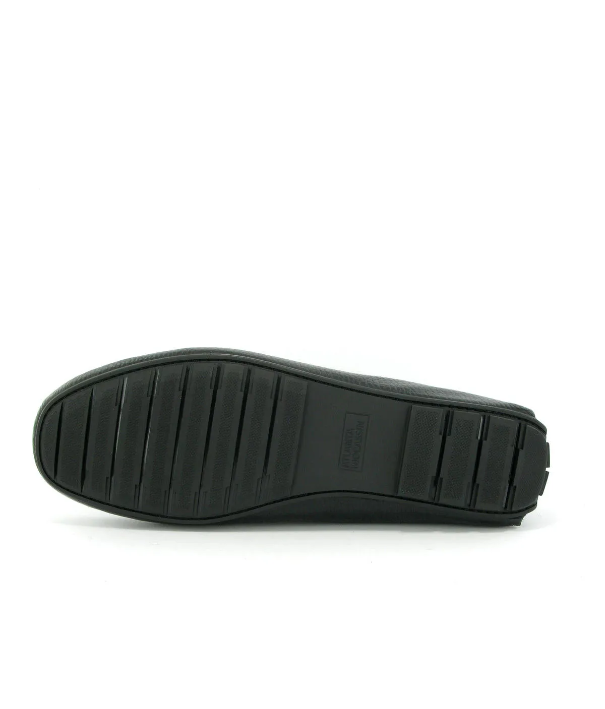 Loafers City - pele gravada preta