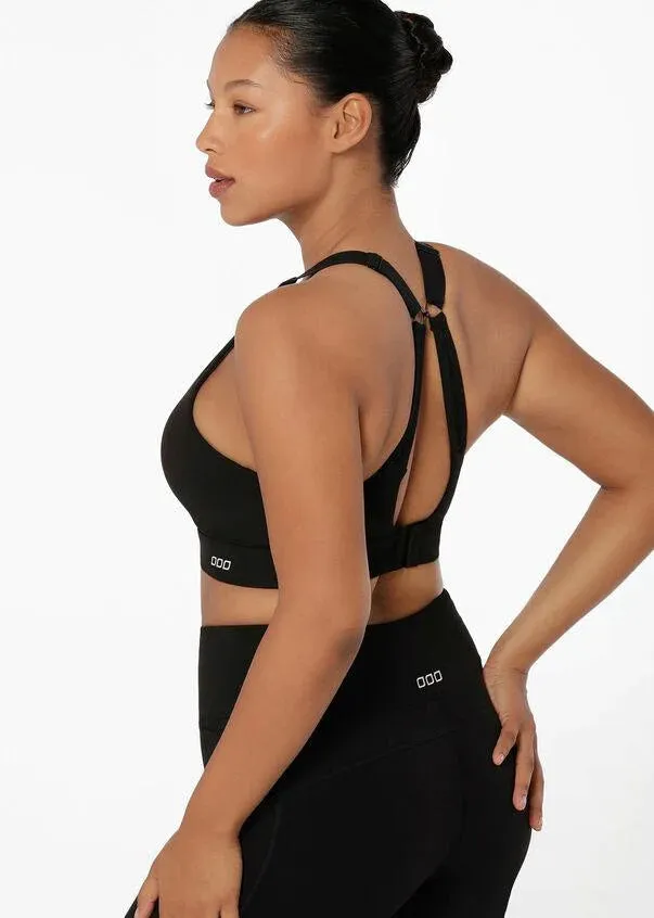 Lorna Jane Amy Maximum Support Sports Bra:Black