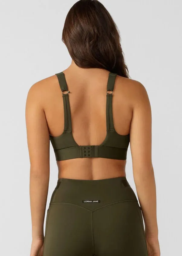 Lorna Jane Amy Sports Bra - Luxury Green