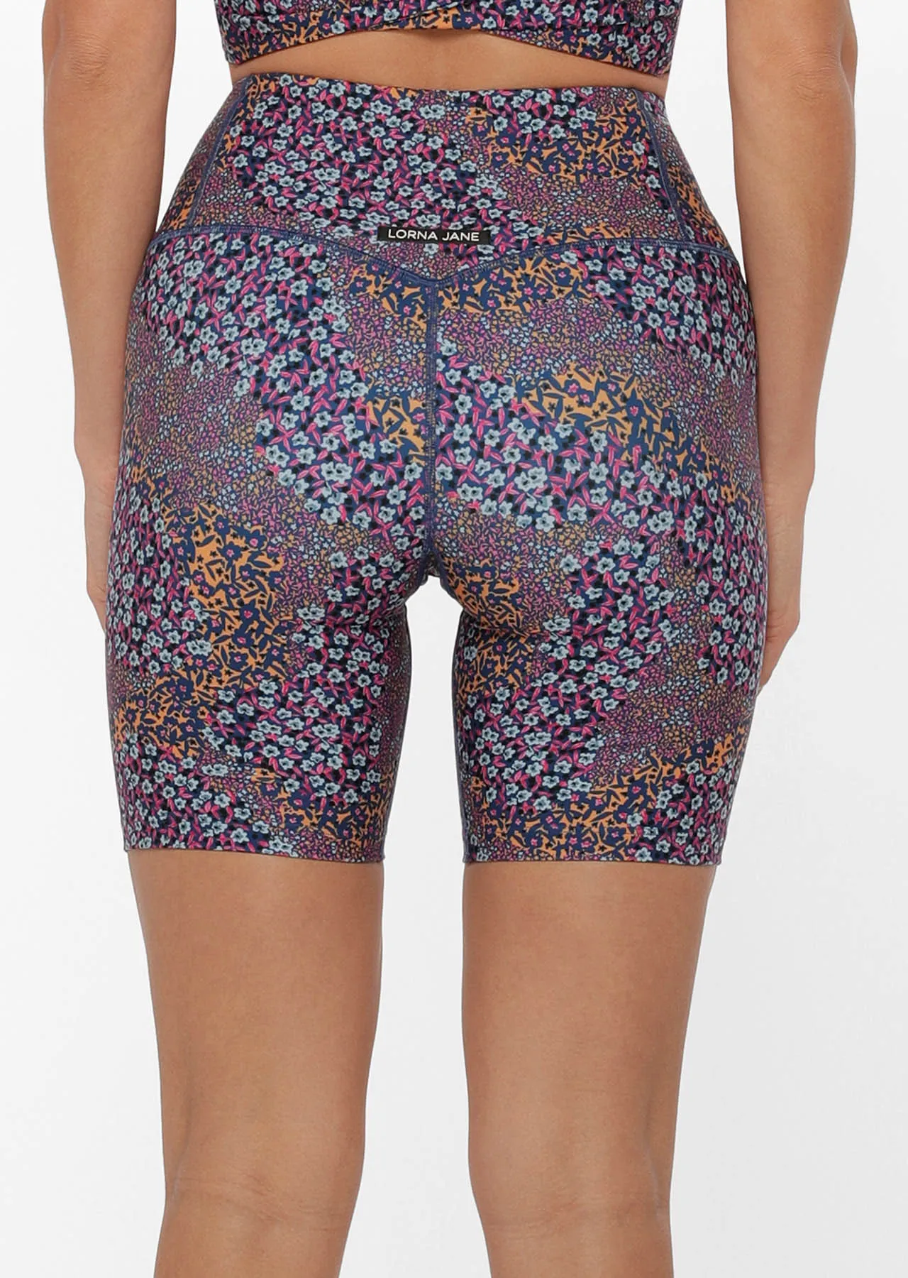 Lorna Jane Midnight Ditsy Bike Short - Midnight Ditsy Print