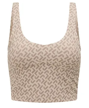 Lorna Jane Monogrammatic Rib Bra Tank Combo - Monogrammatic Print
