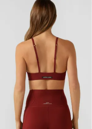 Lorna Jane Supreme Comfort Aloe No Ride Pocket Ankle Biter Leggings - Sepia