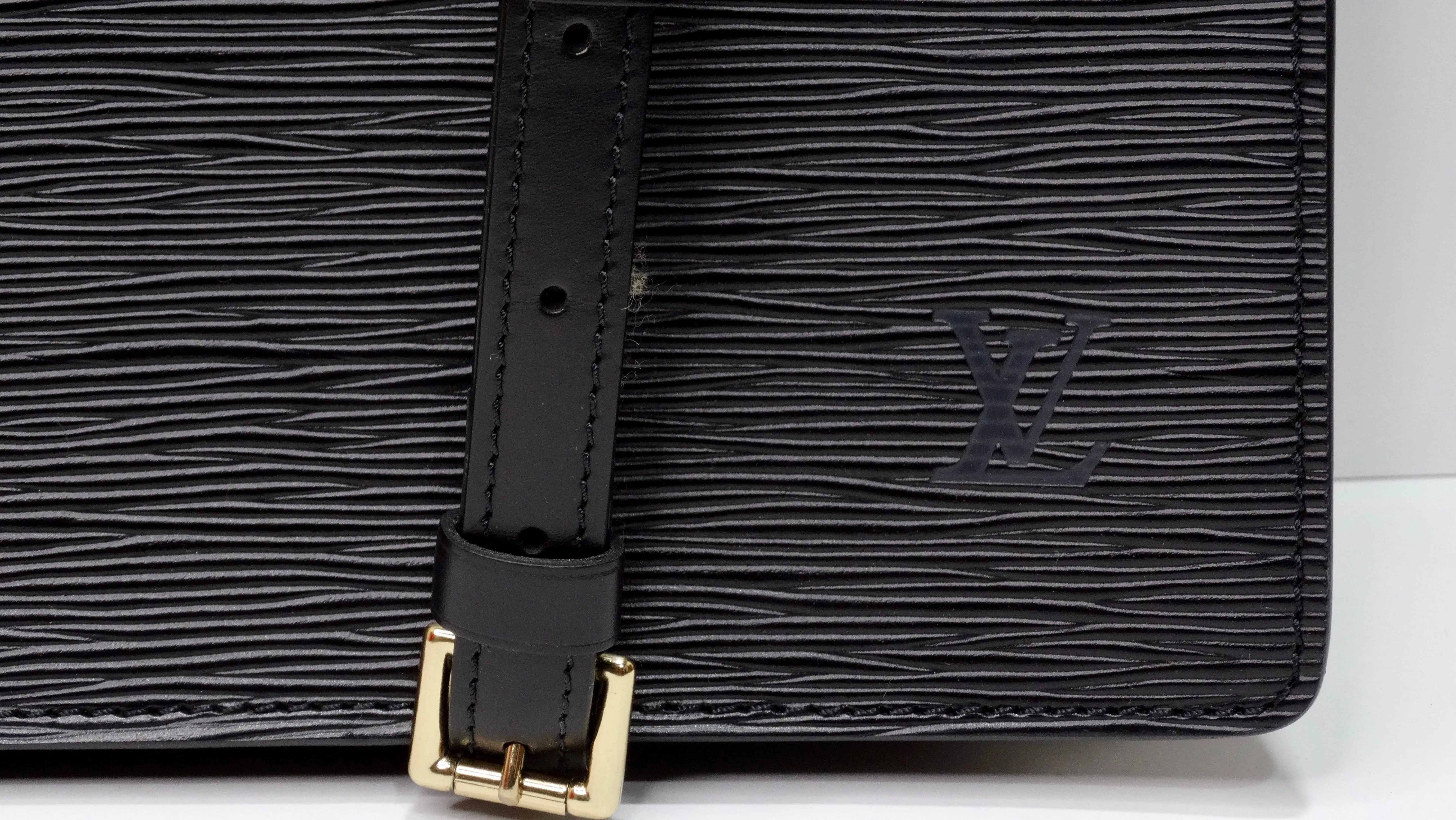Louis Vuitton Black Epi Leather Briefcase