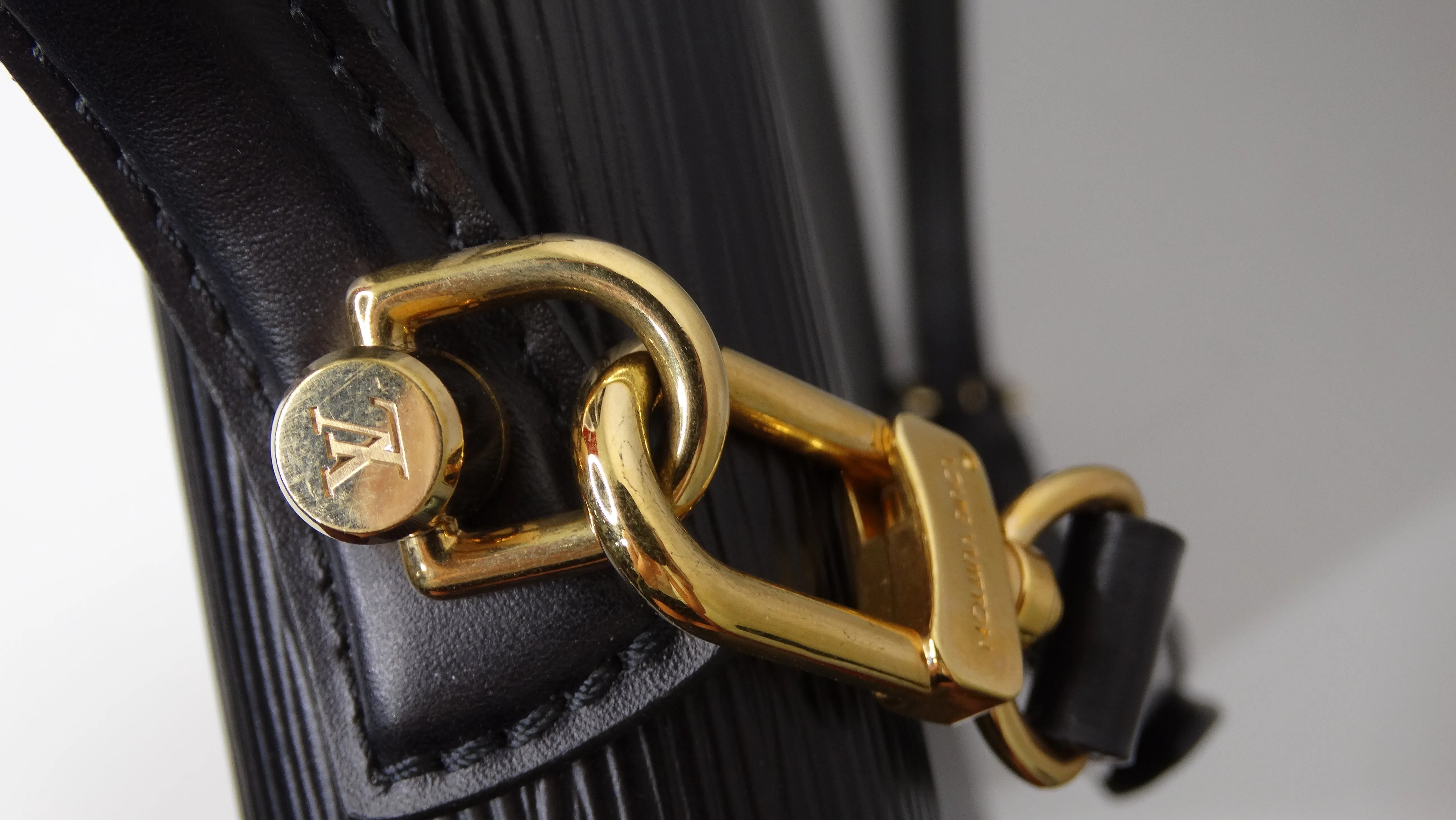 Louis Vuitton Black Epi Leather Briefcase