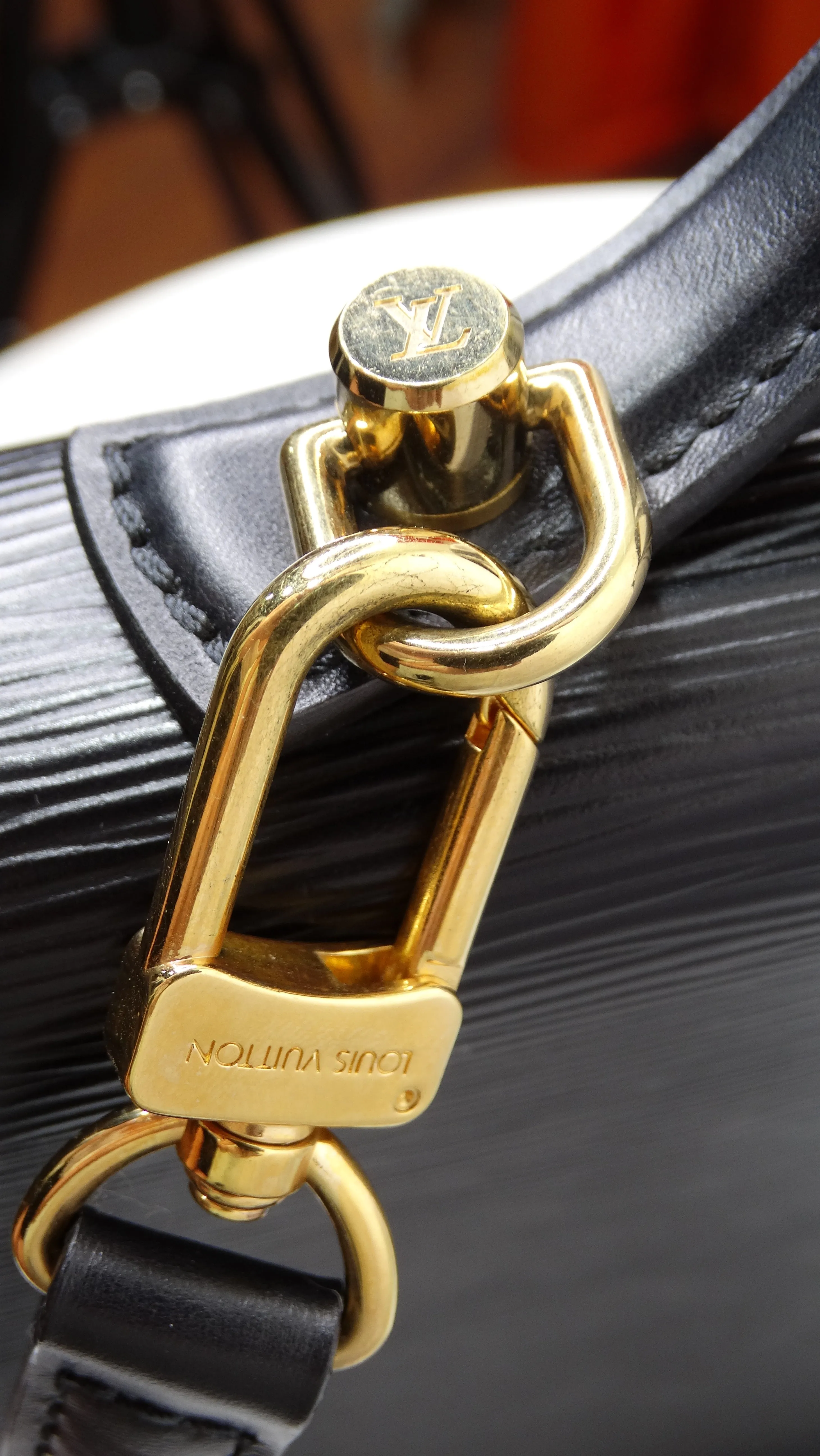 Louis Vuitton Black Epi Leather Briefcase