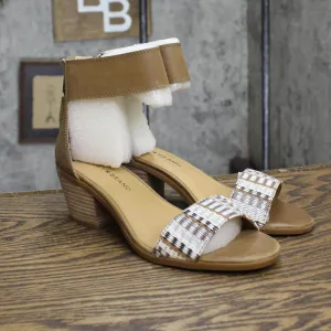 Lucky Brand Womens Vintage LK-BATIMA Block Heel Sandals Saratoga Brown 6.5M