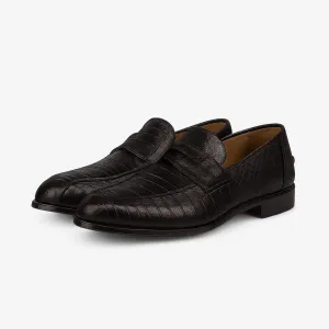 LumiNovi | The Croc Penny Loafers