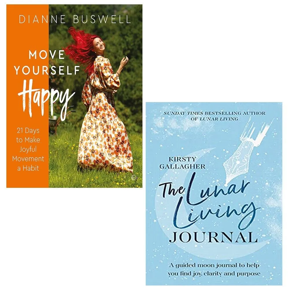 Lunar Living Journal Kirsty Gallagher,Move Yourself Happy Dianne Buswell 2 Books Set