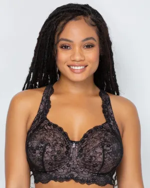 Luxe Lace Wireless Bra - Black Hue