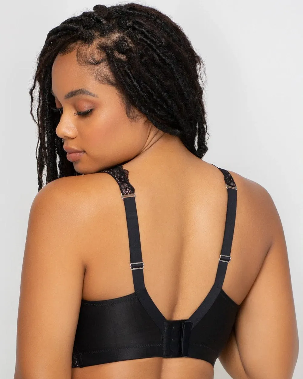 Luxe Lace Wireless Bra - Black Hue