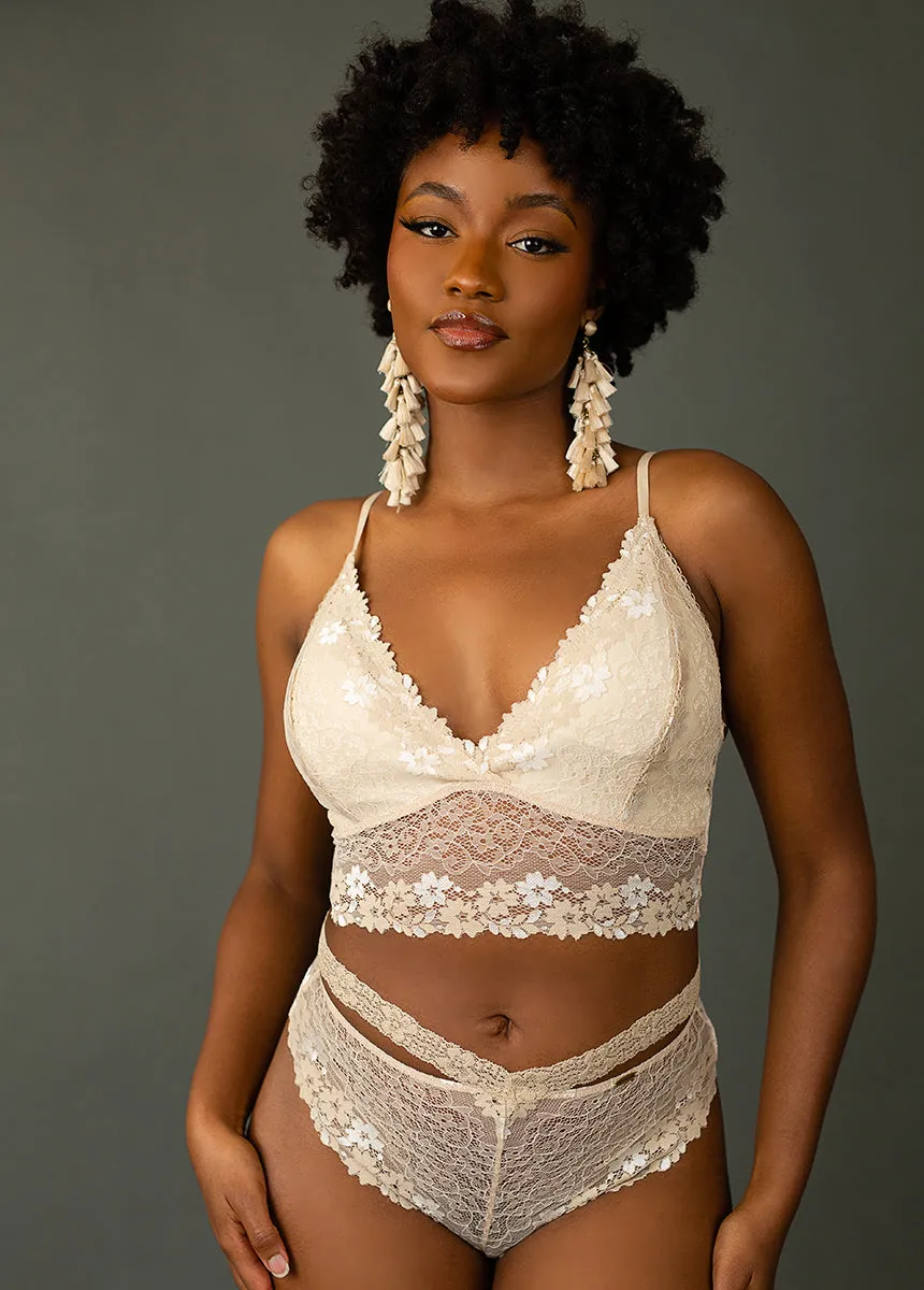 Lyric Panty in Oat