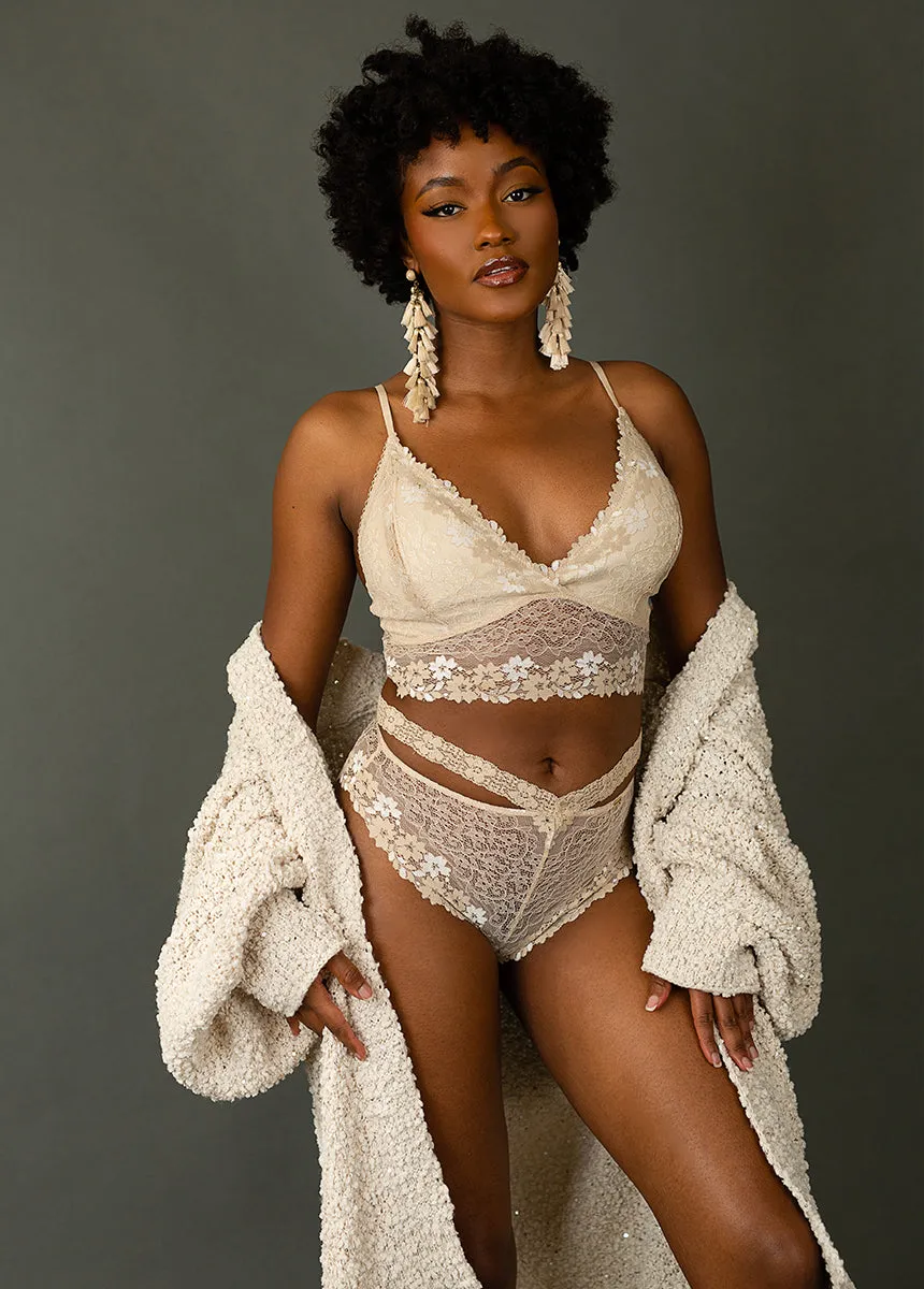 Lyric Panty in Oat