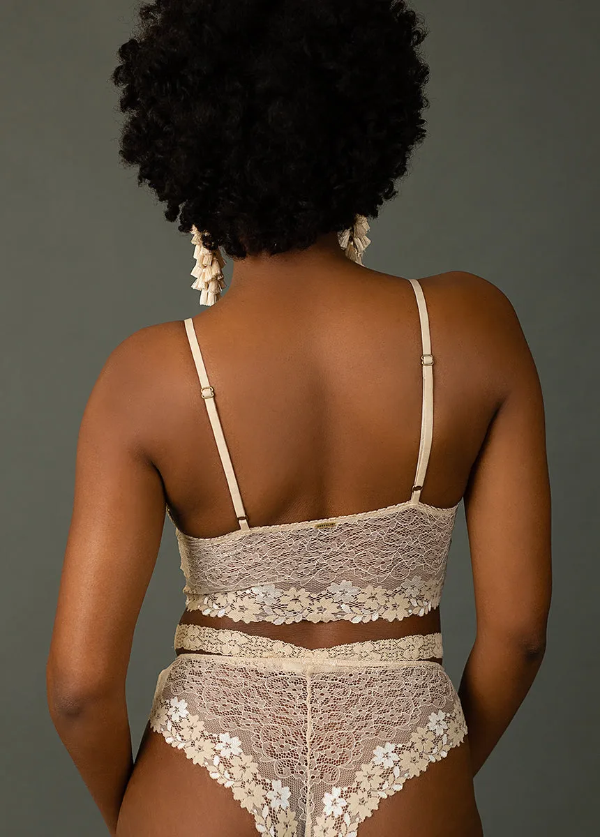 Lyric Panty in Oat