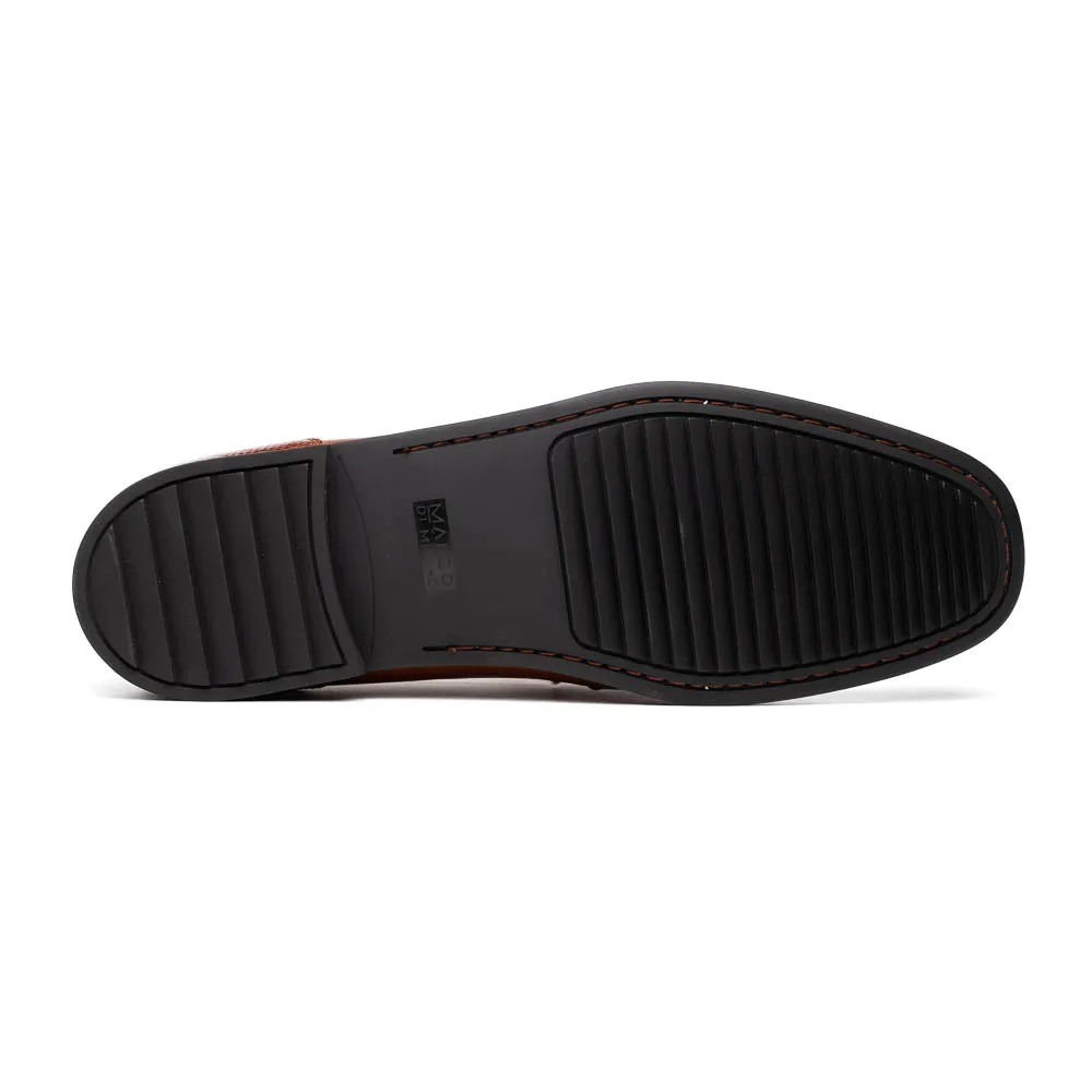Marco Di Milano Honey Hugo Lizard & Calfskin Bit Loafers
