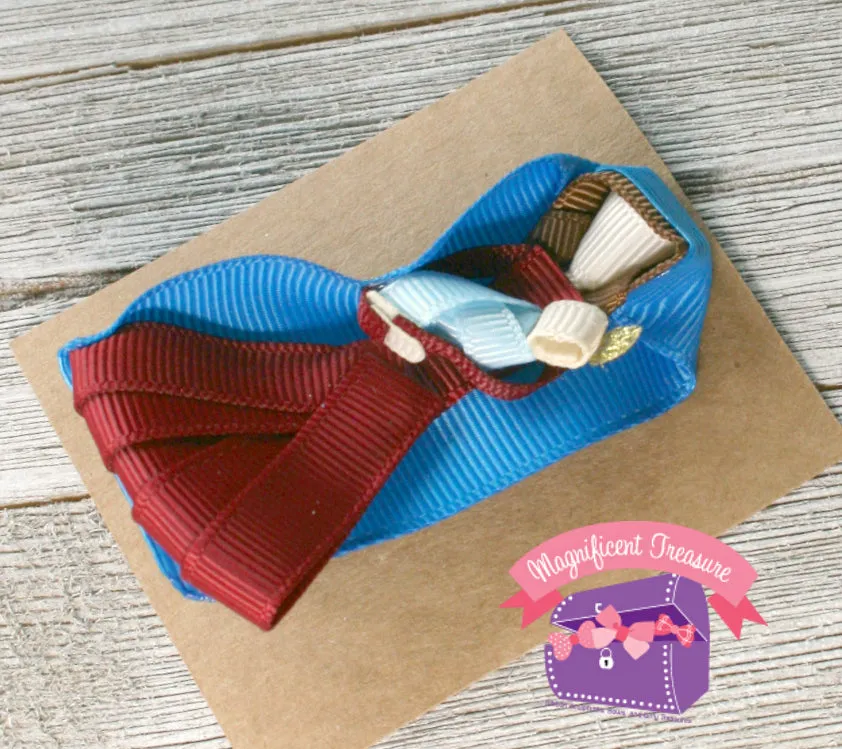 Mary and Baby Jesus Ribbon Sculpture