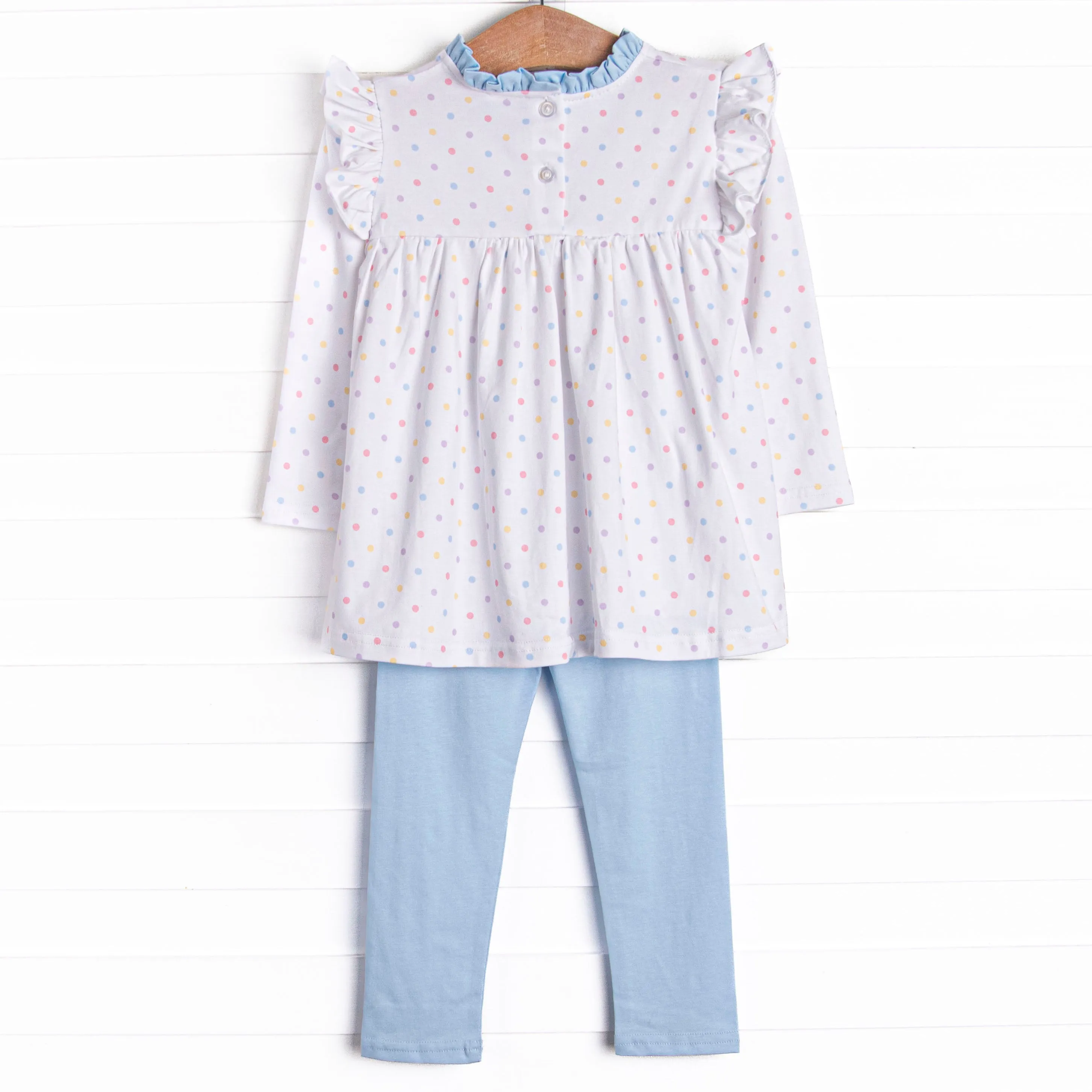 Mary Multidot Legging Set, Blue