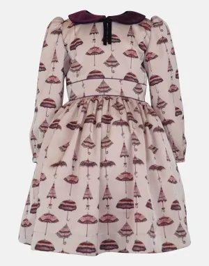 Mary : Unique print dress & headband