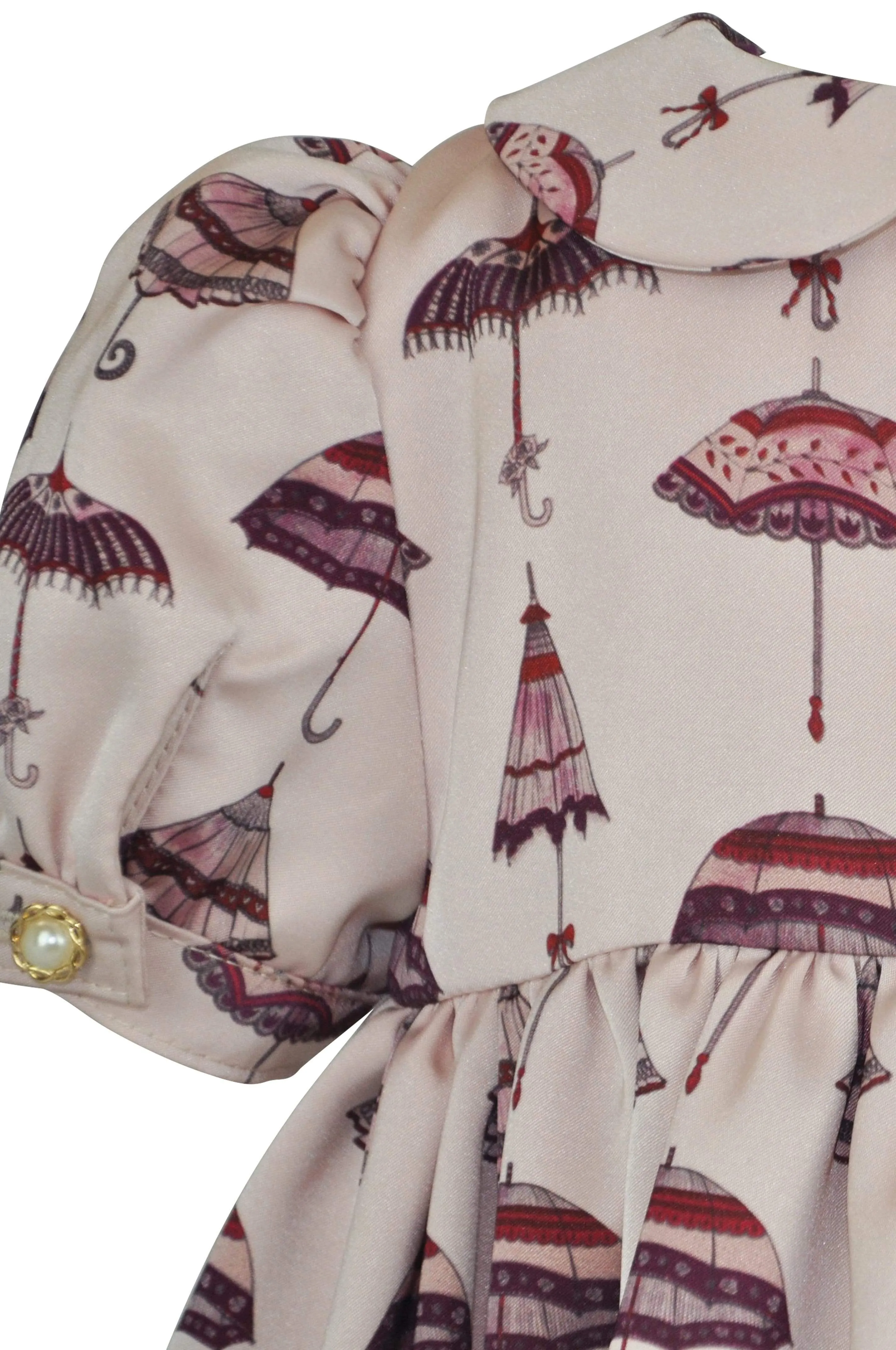 Mary : Unique print empire line dress & headband