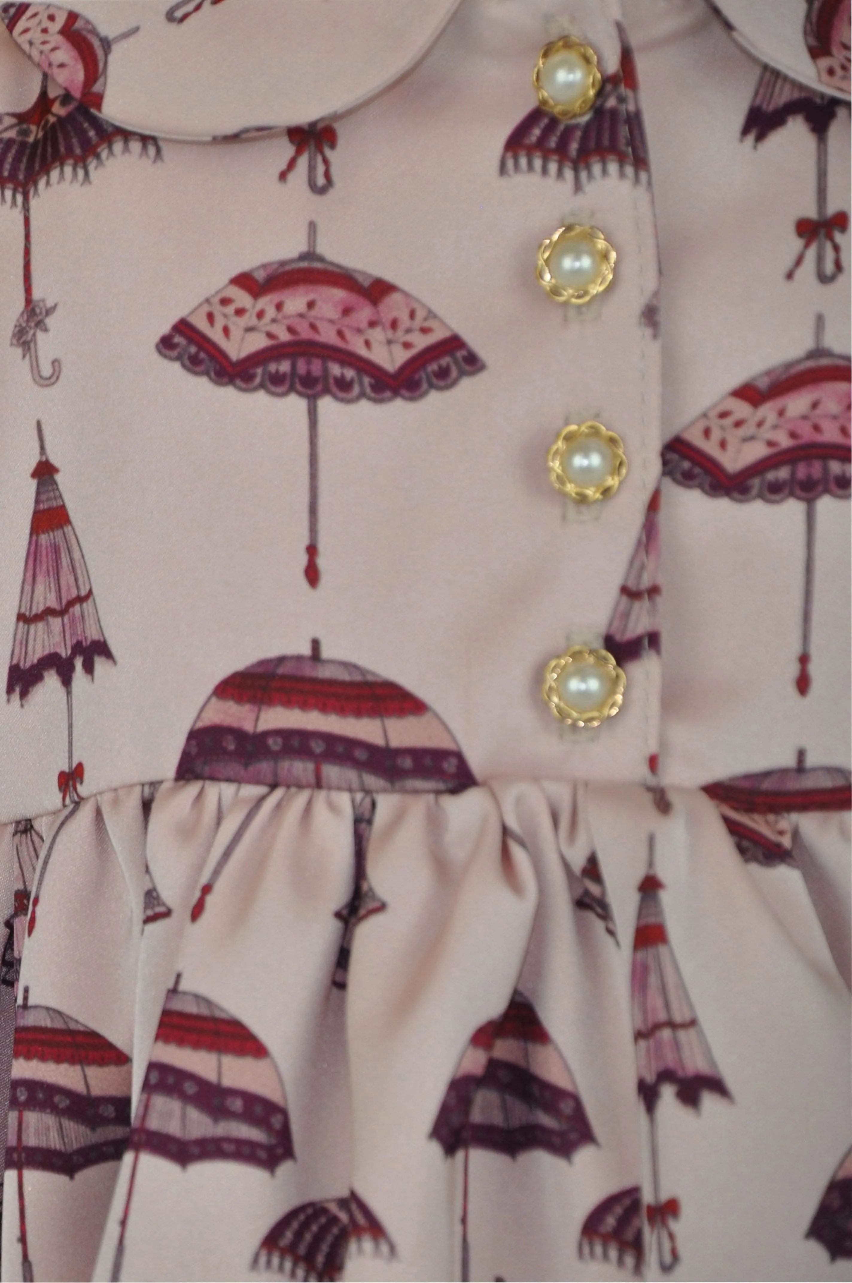 Mary : Unique print empire line dress & headband