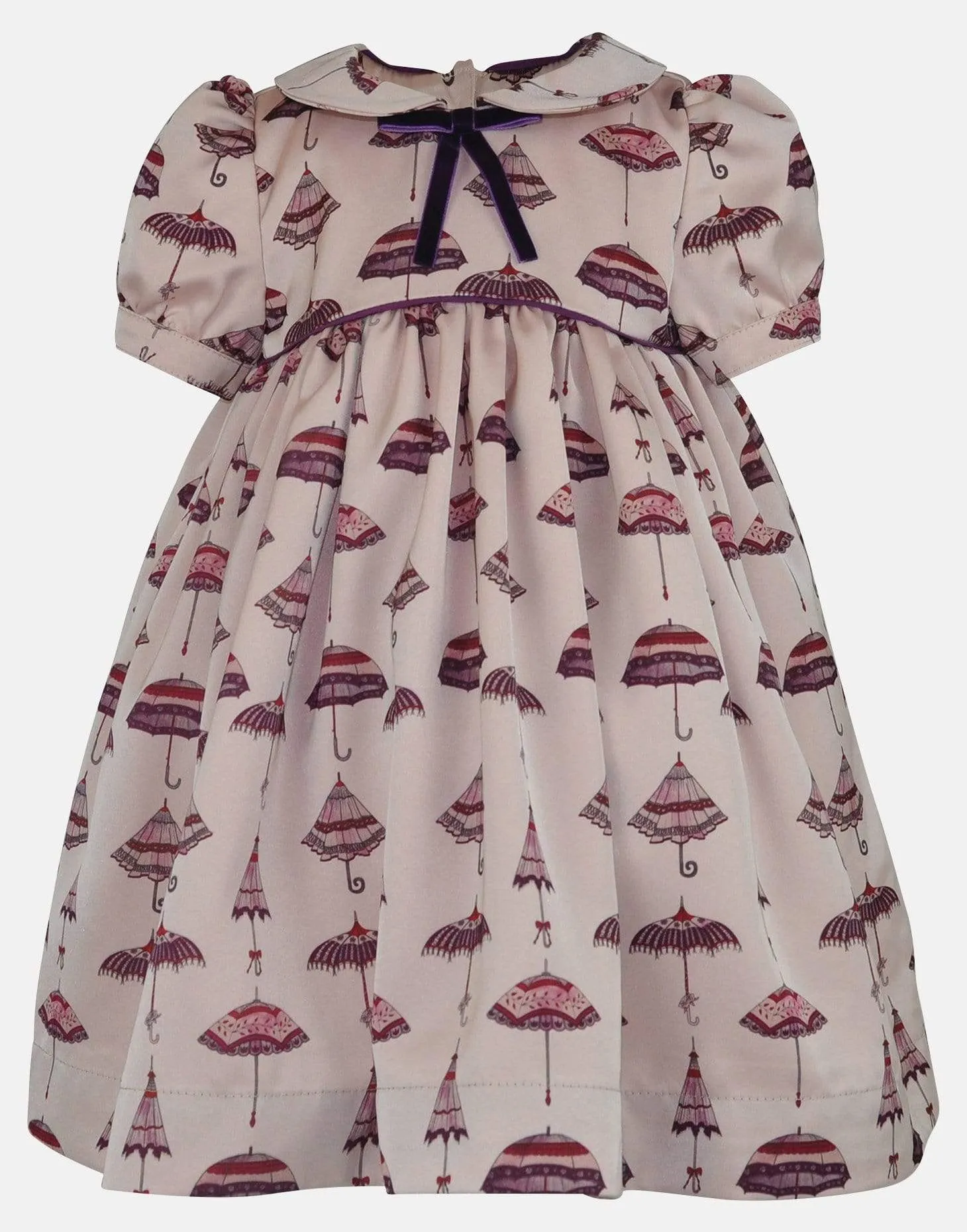 Mary : Unique print empire line dress & headband